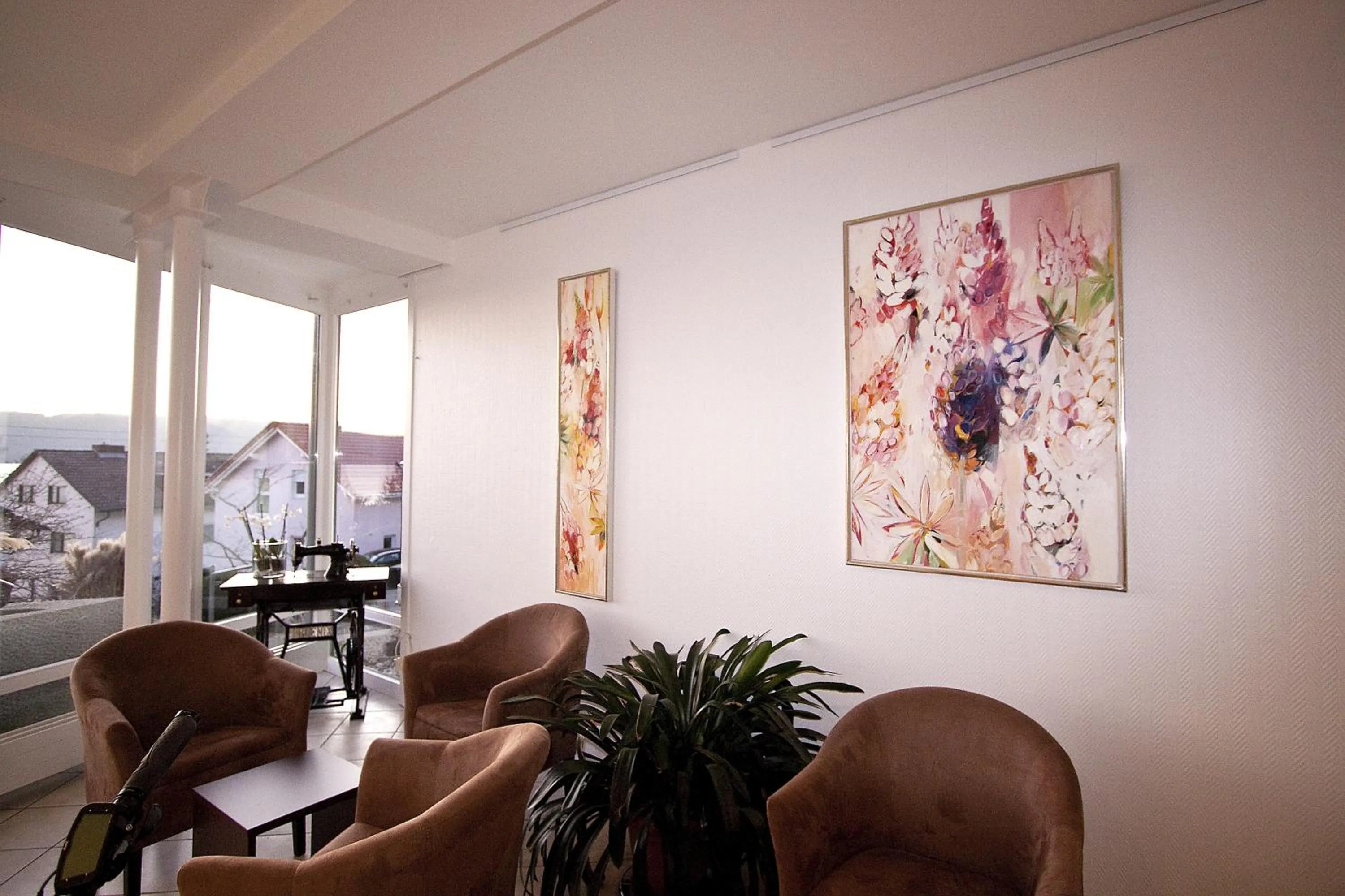 Lobby or reception in Lupinenhotel Bodensee