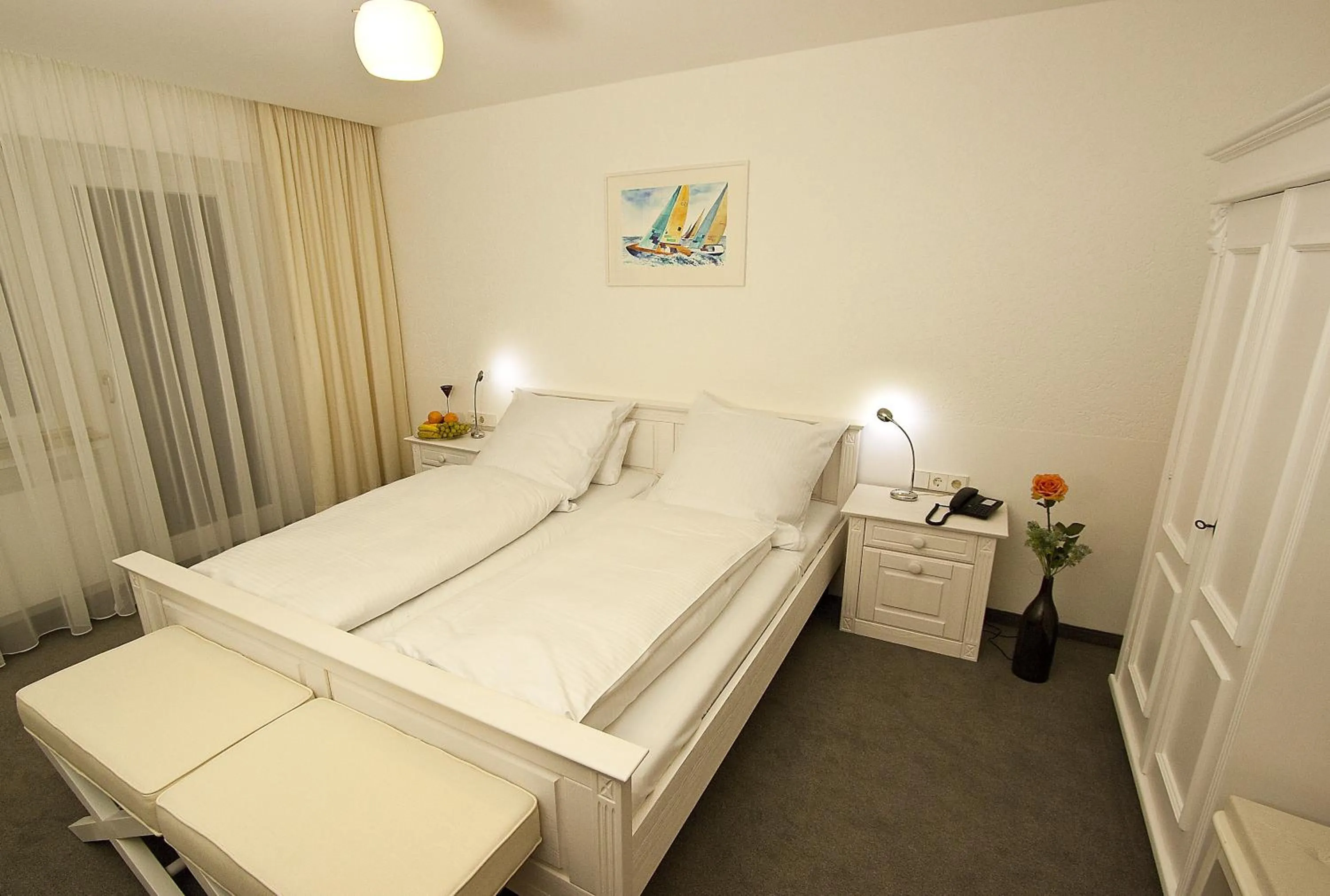 Bedroom in Lupinenhotel Bodensee