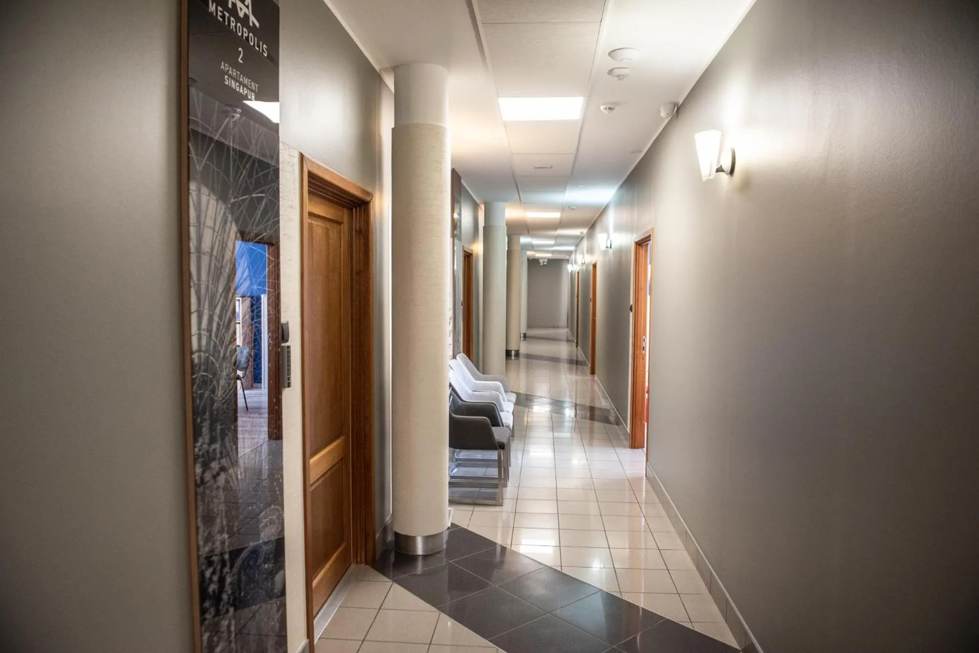 Lobby or reception in Metropolis Apartamenty Centrum