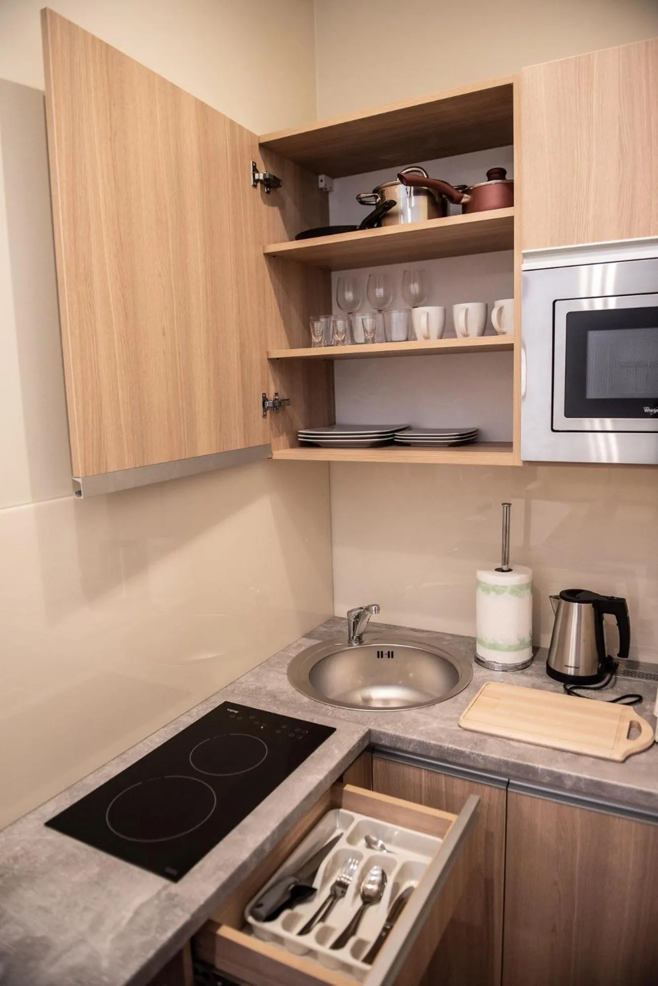 Coffee/tea facilities in Metropolis Apartamenty Centrum