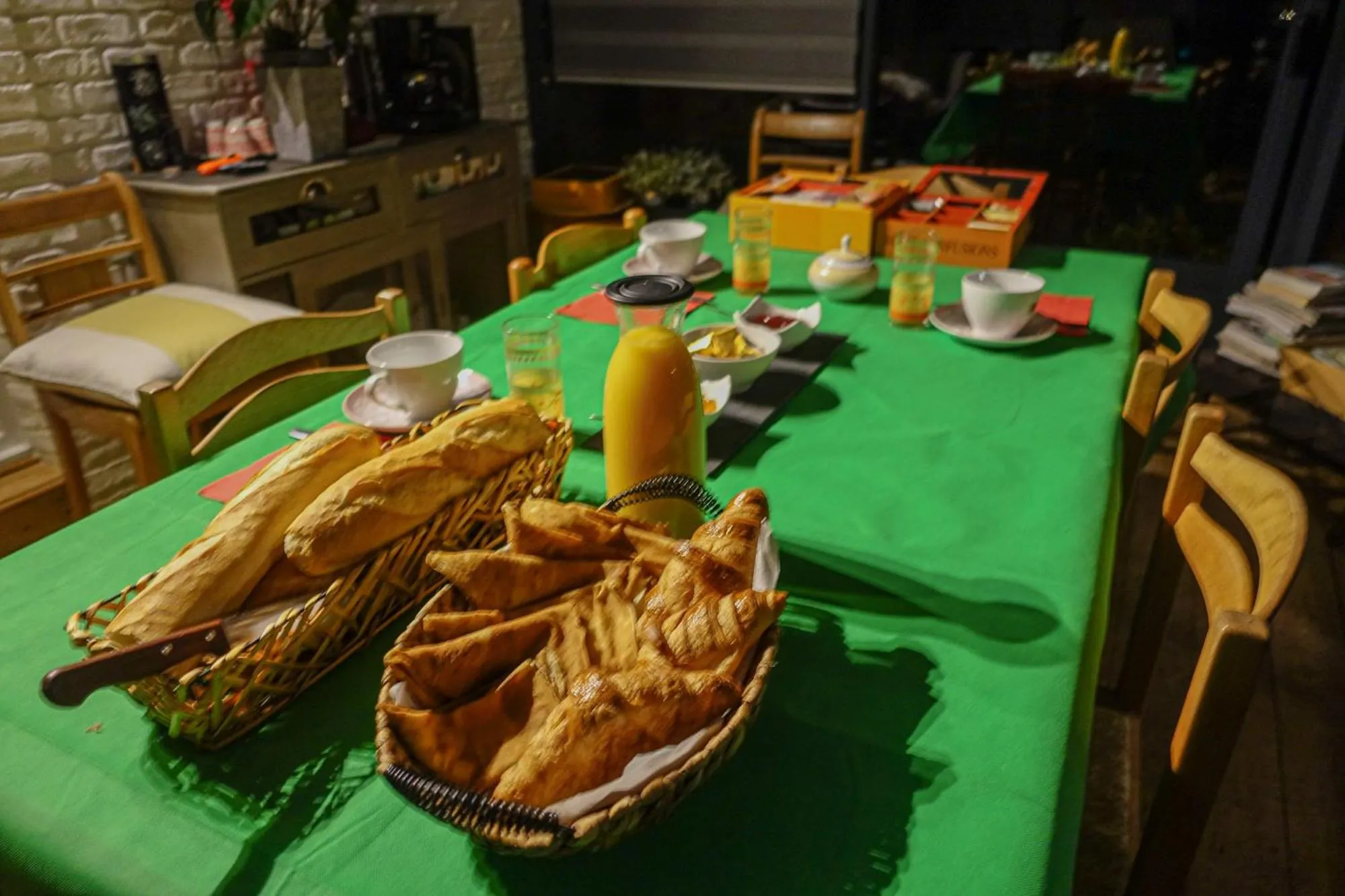 Continental breakfast in CHAMBRES D'HÔTES LOPERHET