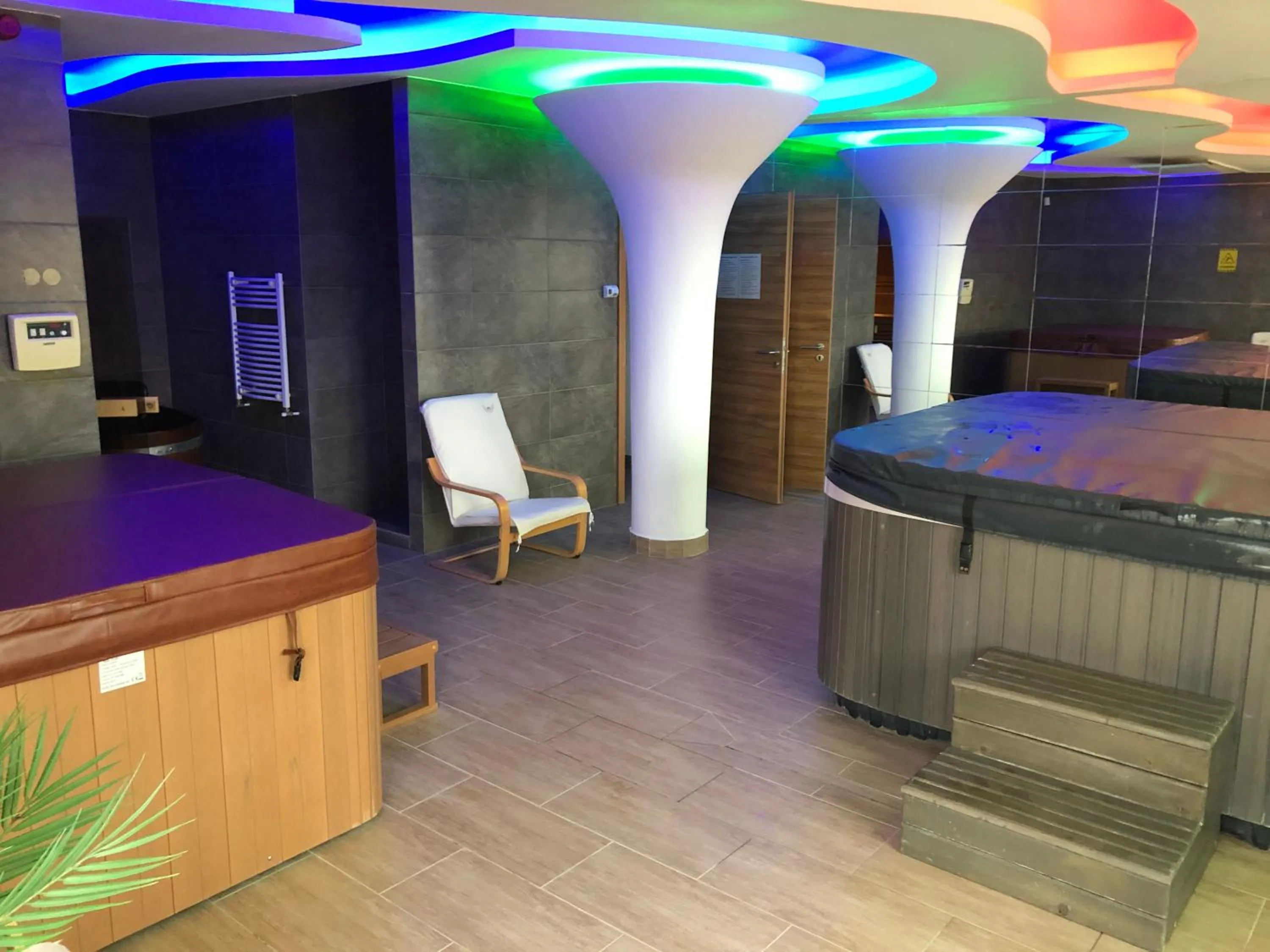 Sauna in Angyal Borászat és Panzió