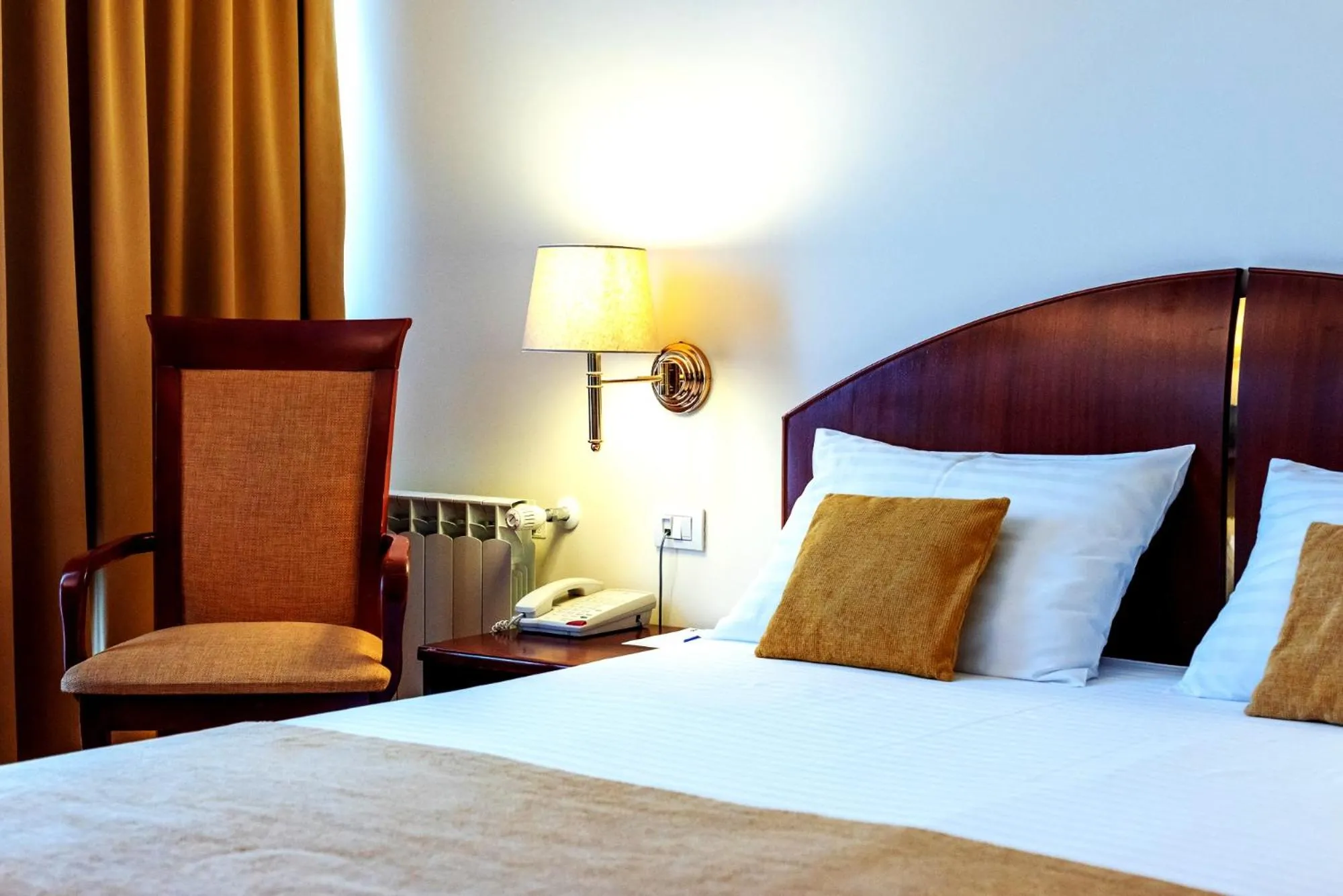 Bedroom, Bed in Hotel Minerva