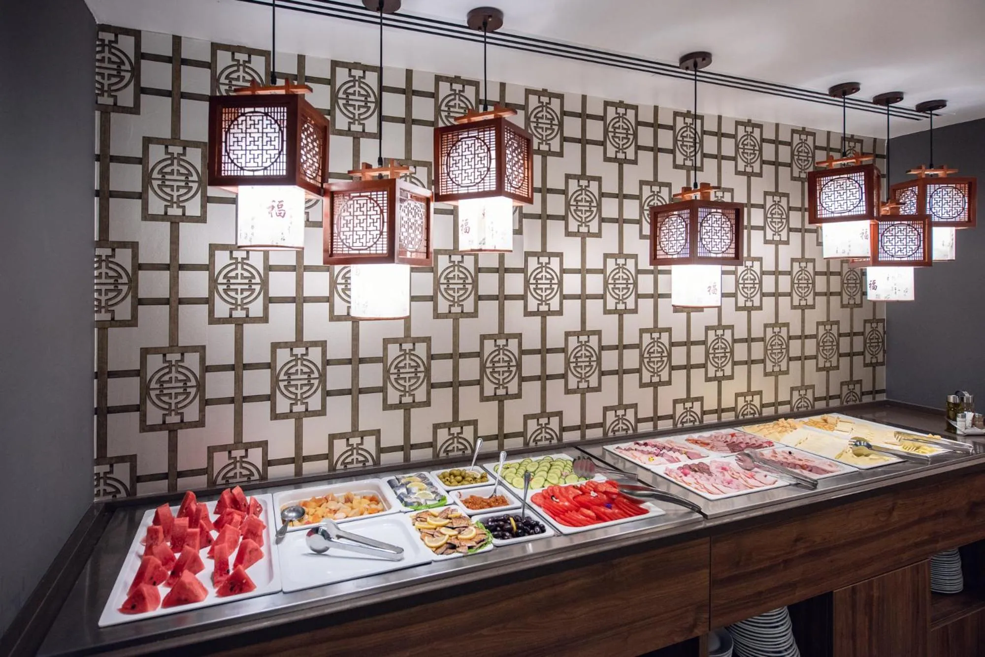 Buffet breakfast in Hotel Minerva