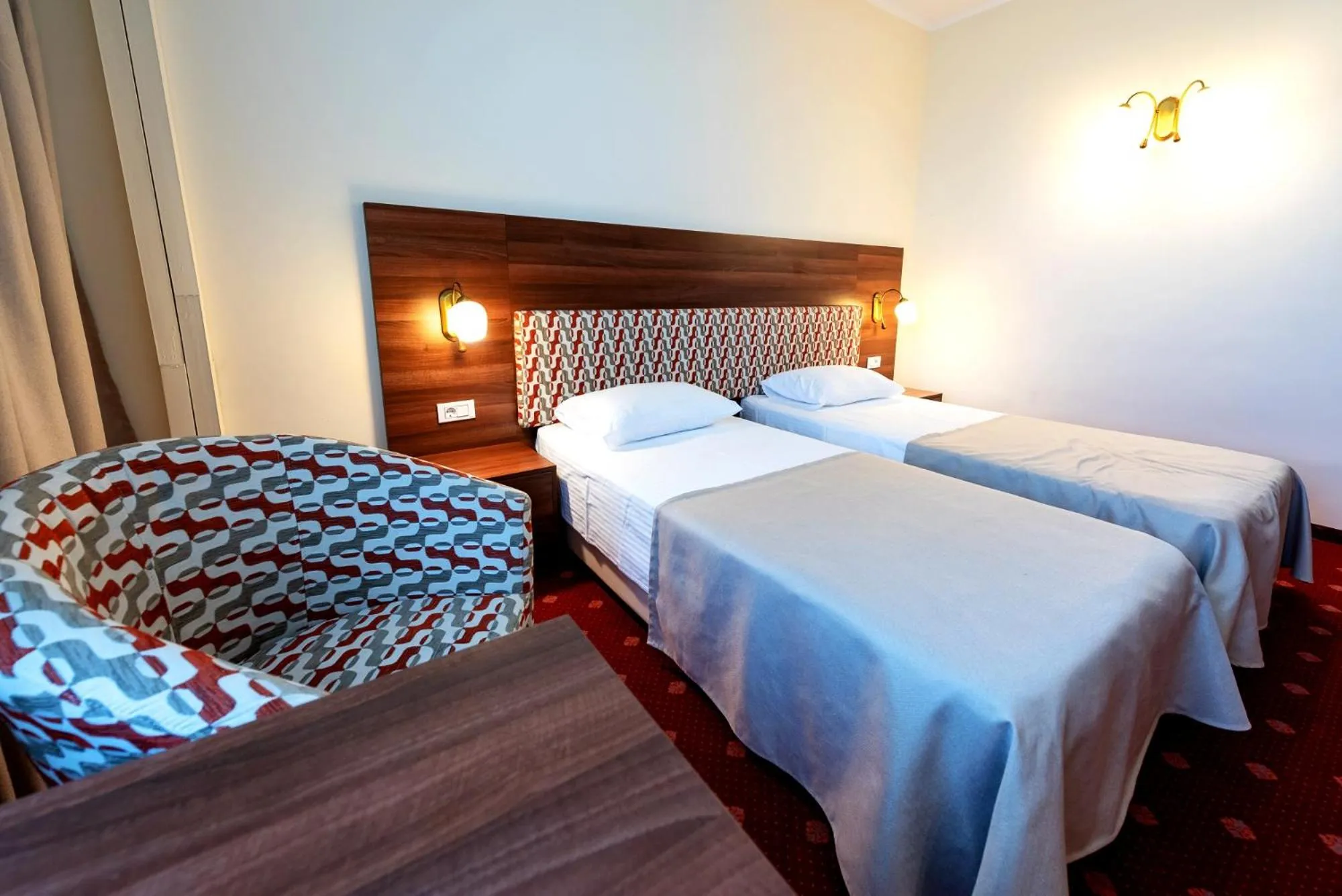 Bed in Hotel Minerva