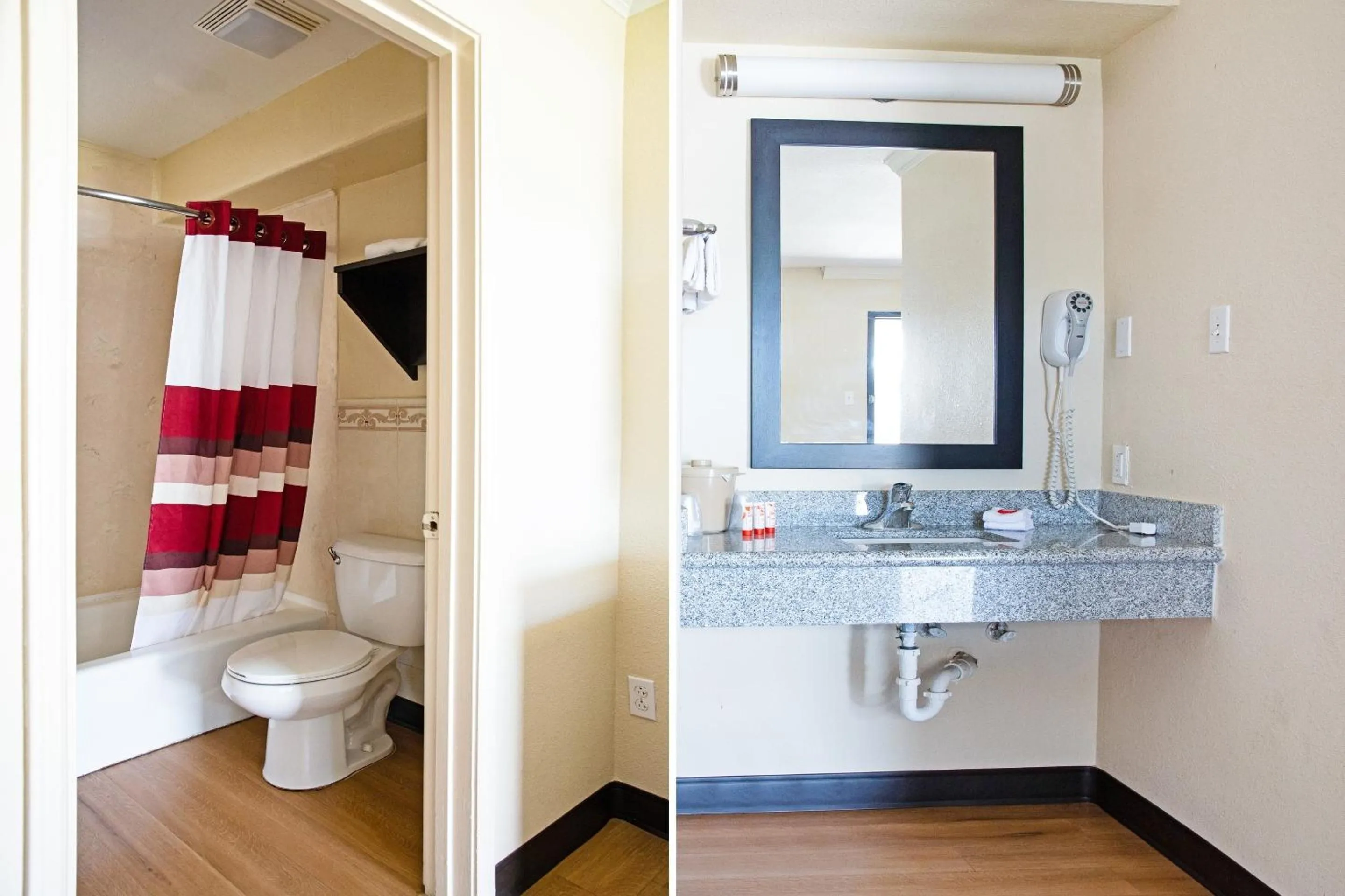 Bathroom in OYO Hotel McAllen Airport South