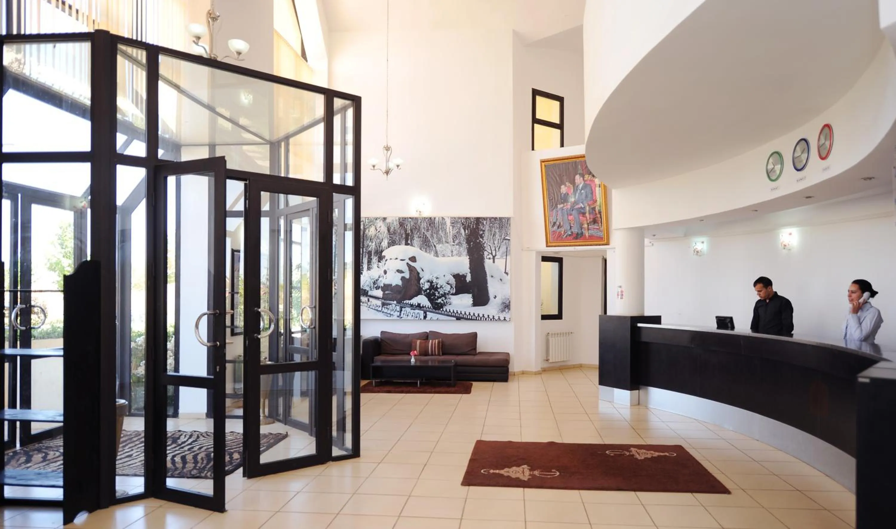 Lobby or reception in Farah Inn Ifrane