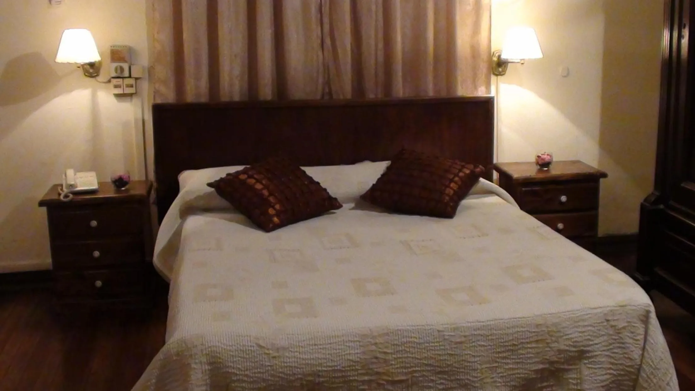 Bed in Hotel Uruguay