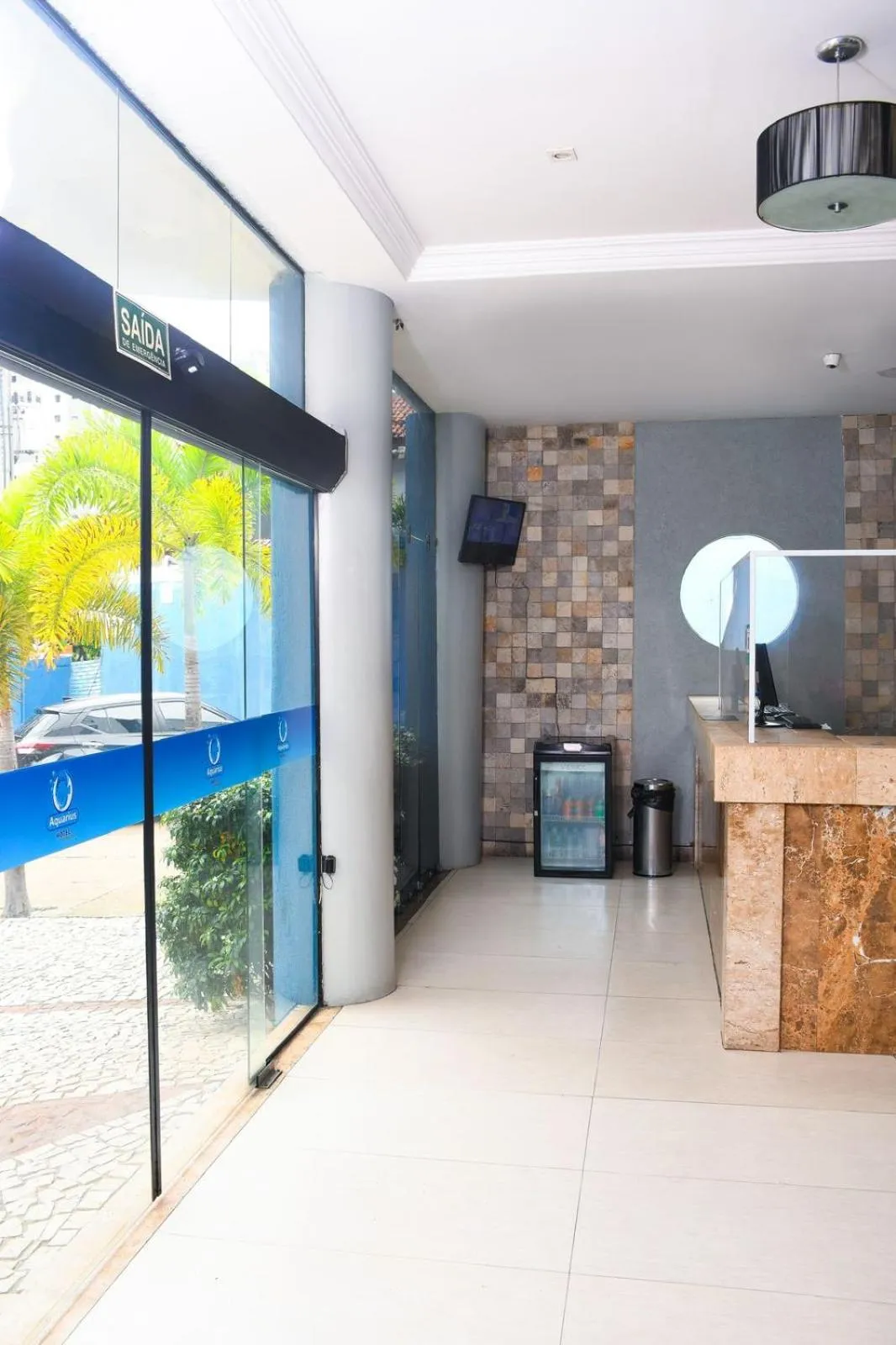 Lobby or reception in Hotel Aquarius
