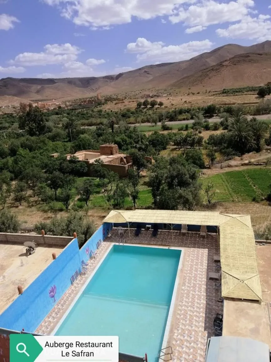 Garden in Auberge Restaurant le Safran