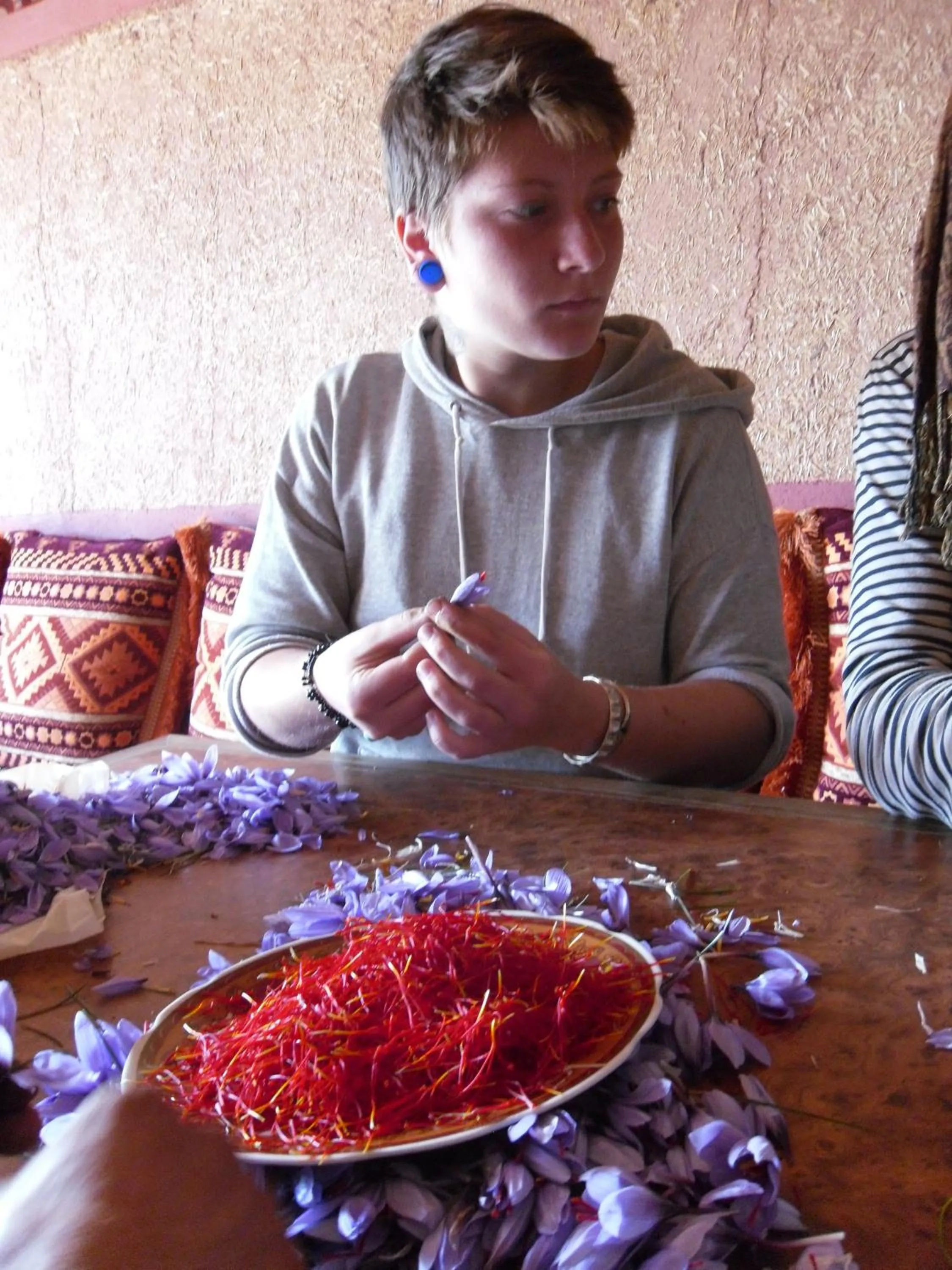 group of guests in Auberge Restaurant le Safran