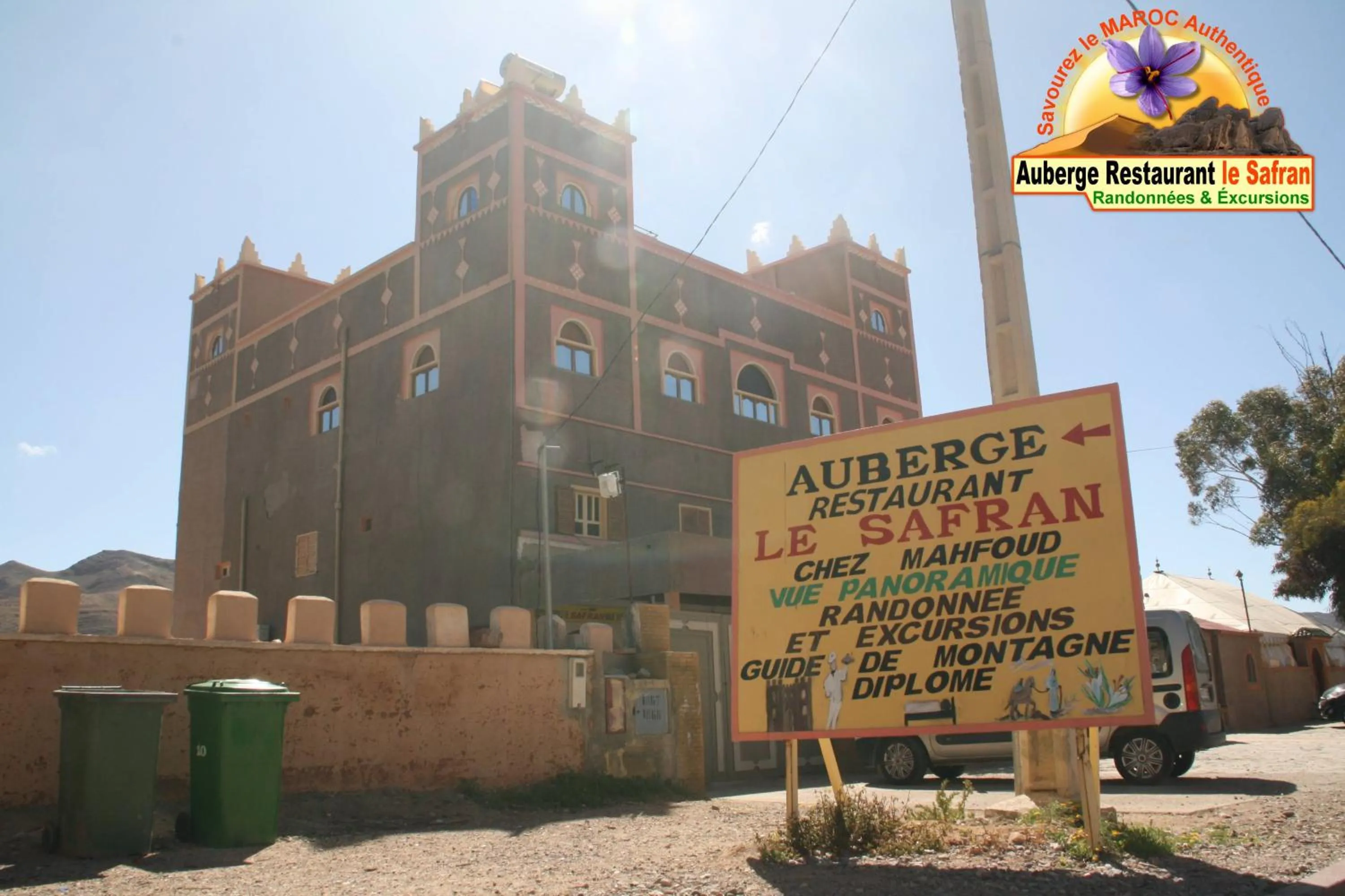 Facade/entrance in Auberge Restaurant le Safran