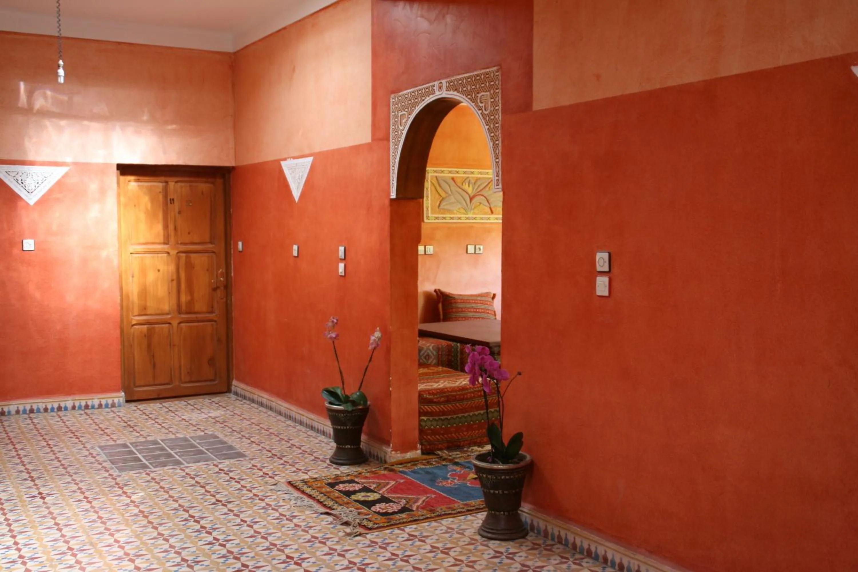 Decorative detail in Auberge Restaurant le Safran