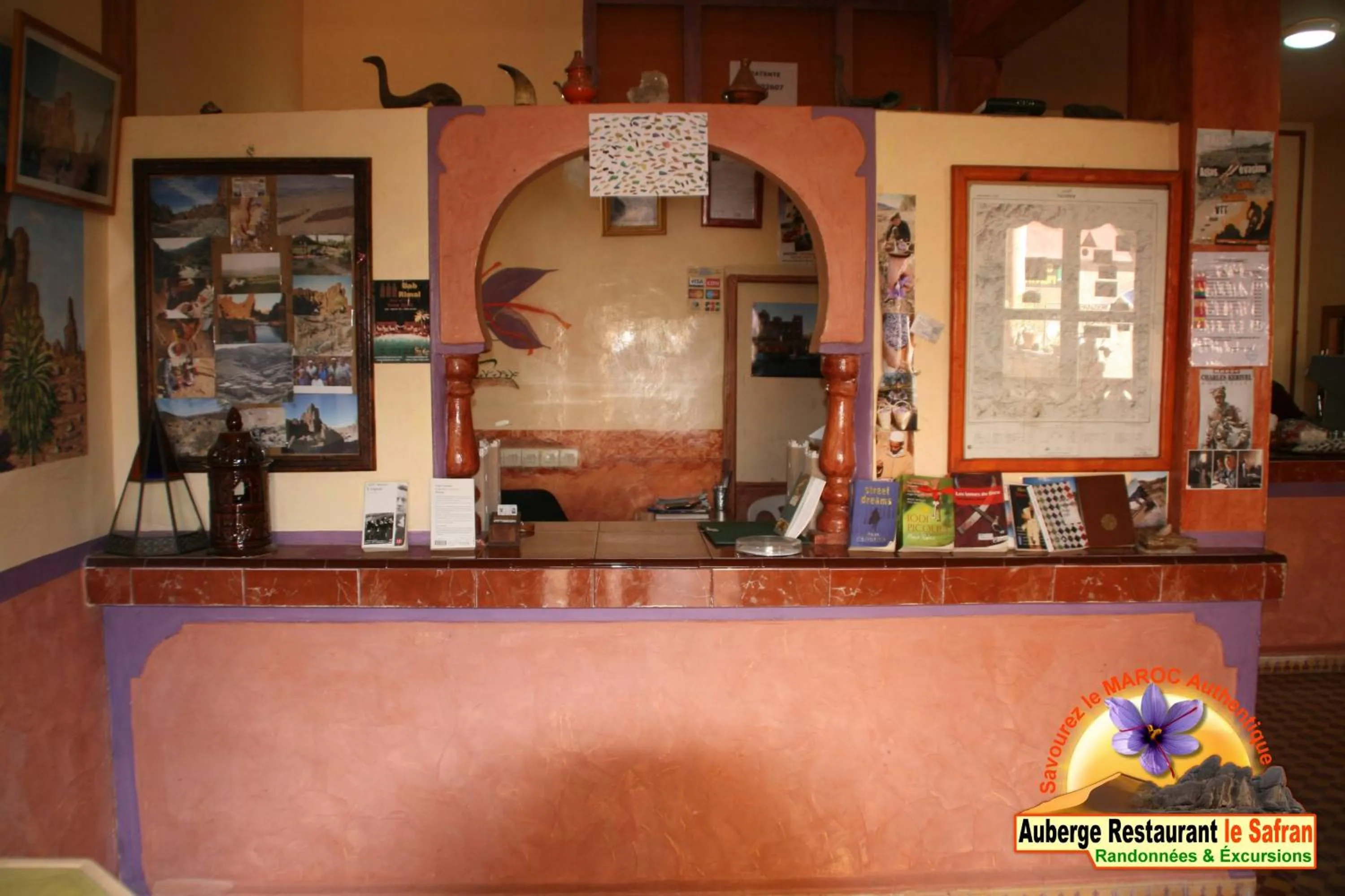 Lobby or reception in Auberge Restaurant le Safran