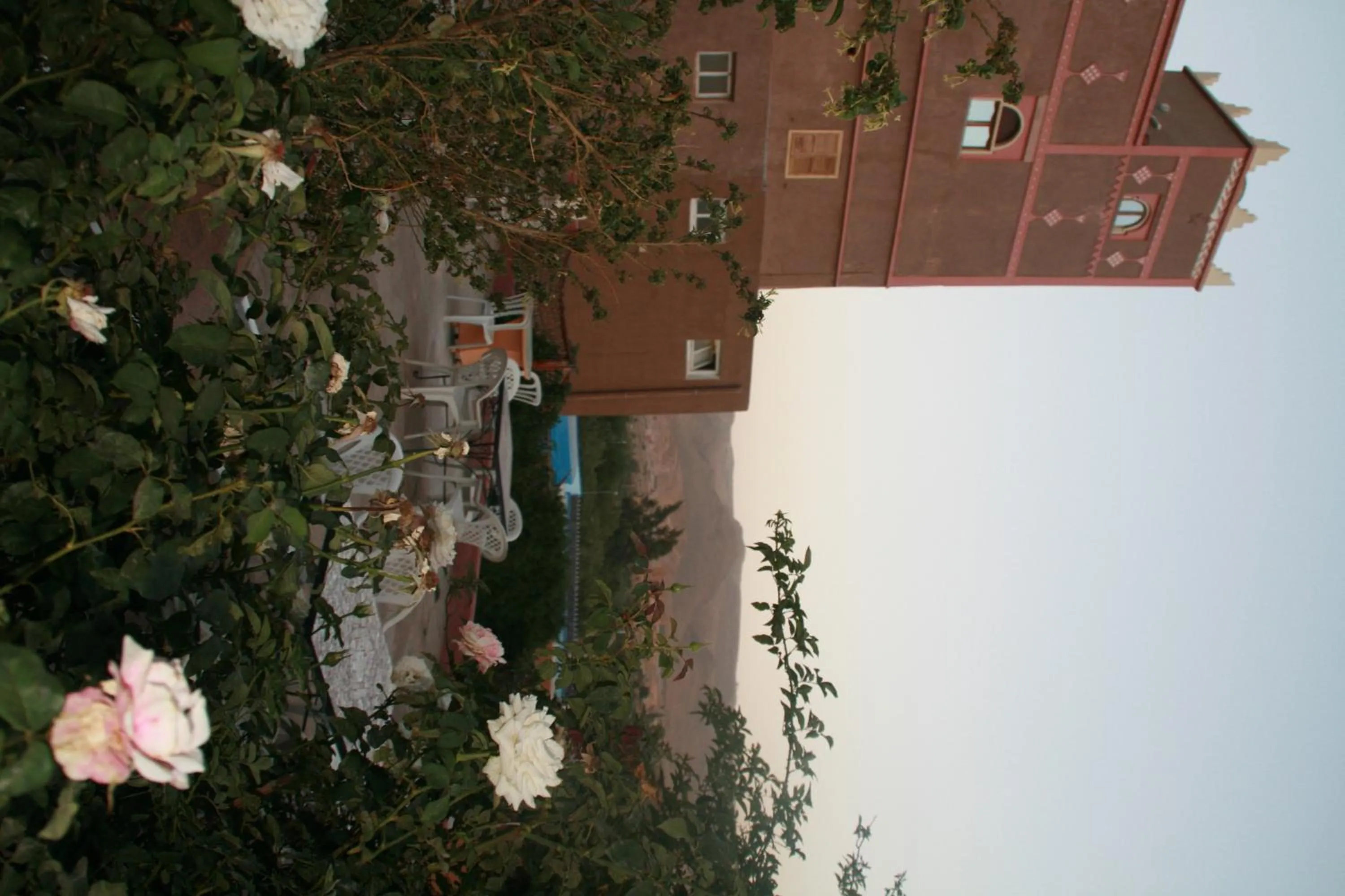 Garden view in Auberge Restaurant le Safran