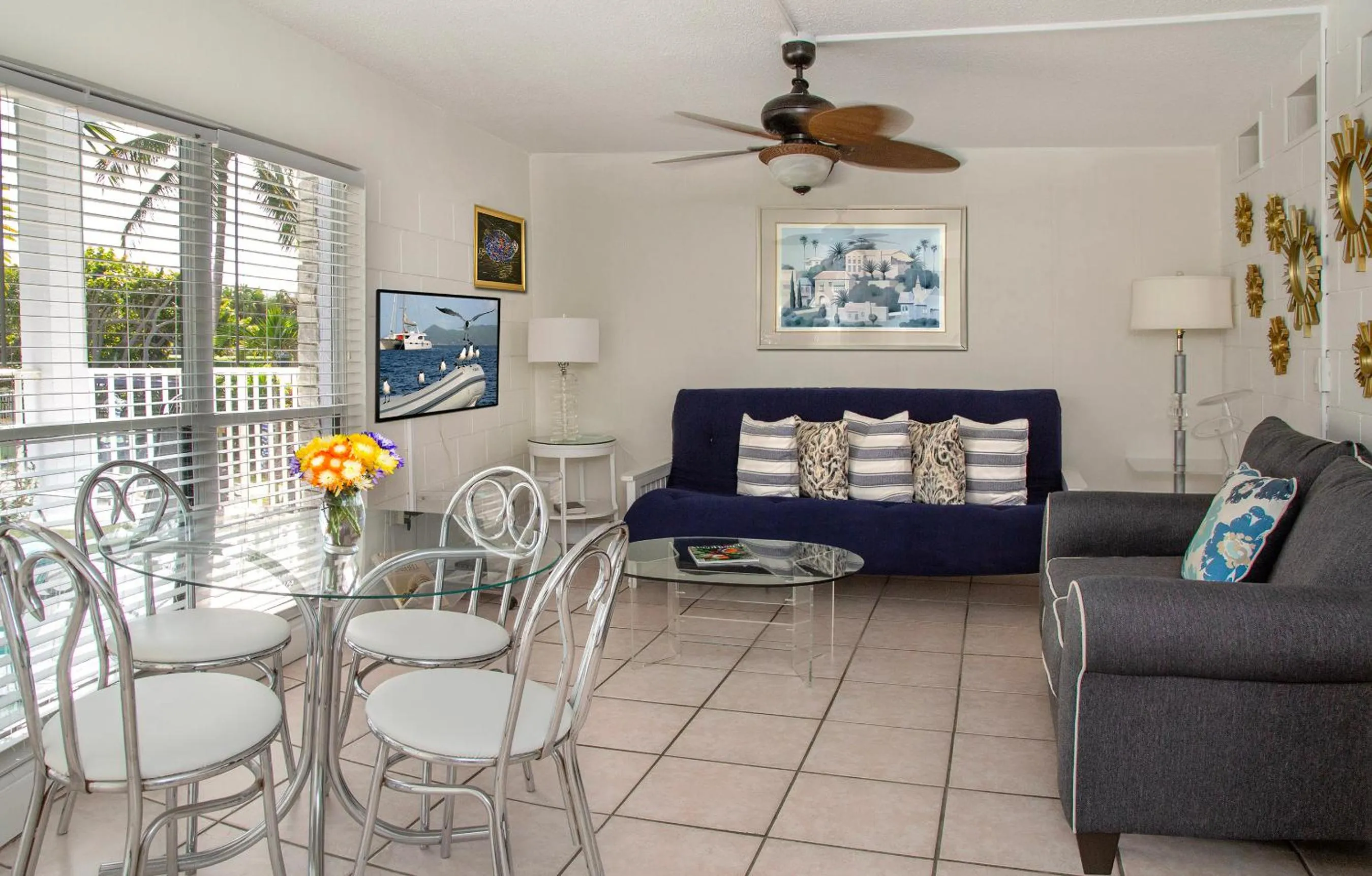 Living room in South Beach Place - Vero Beach