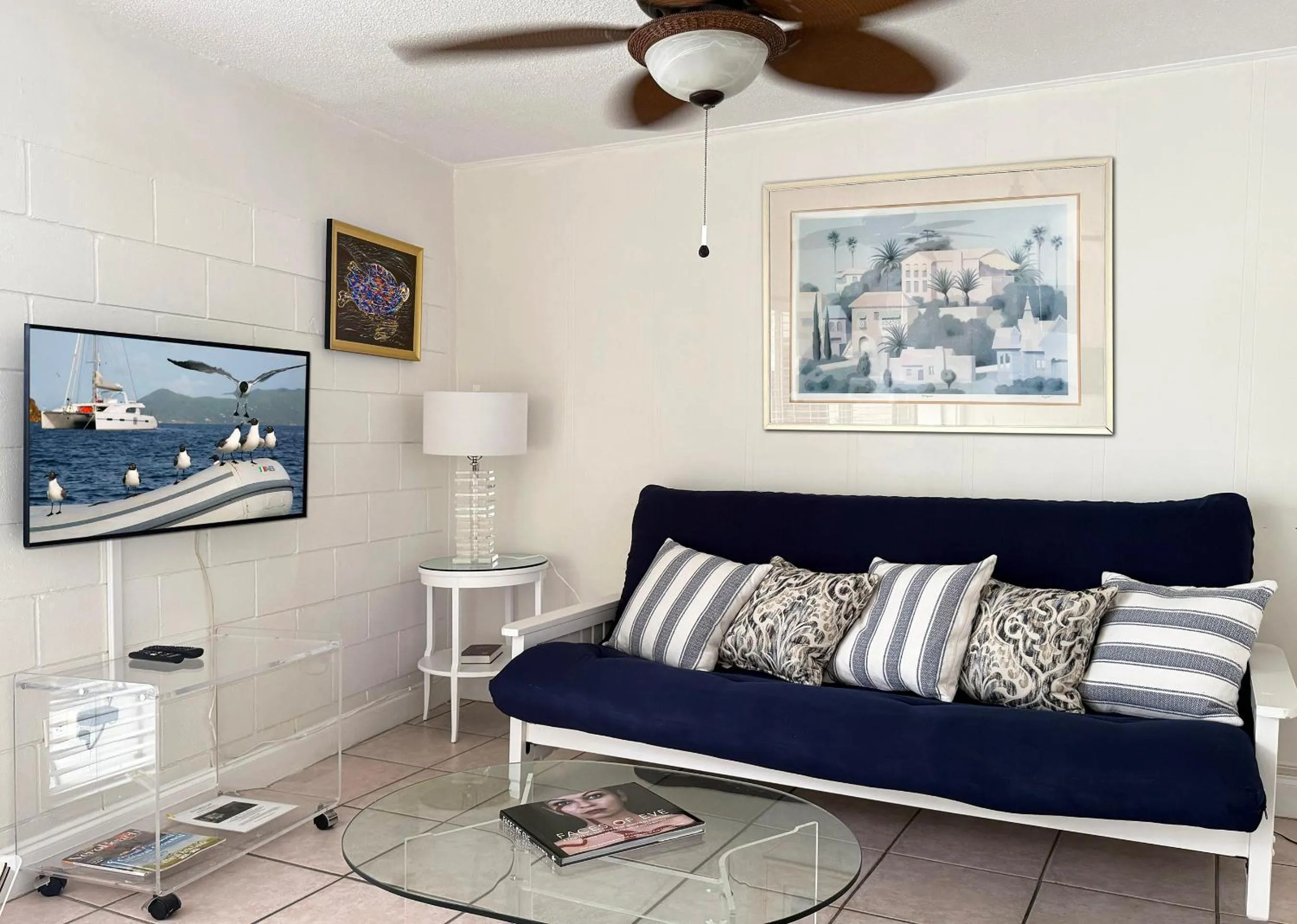 Living room in South Beach Place - Vero Beach