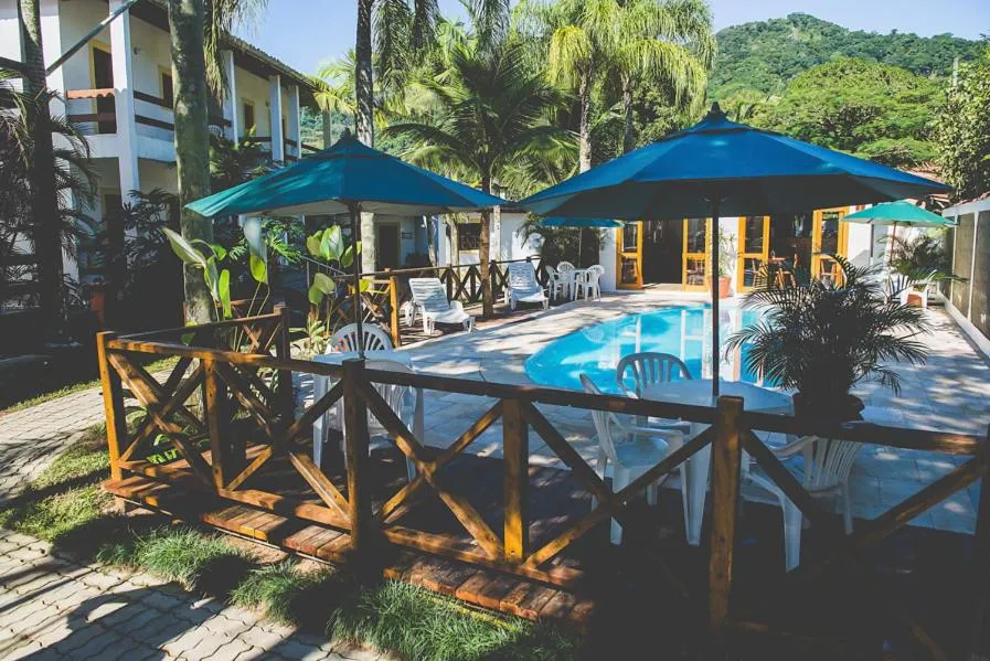 Swimming pool in Pousada Casarão