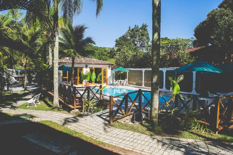 Swimming pool in Pousada Casarão