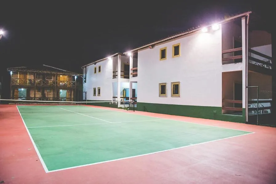 Tennis court in Pousada Casarão