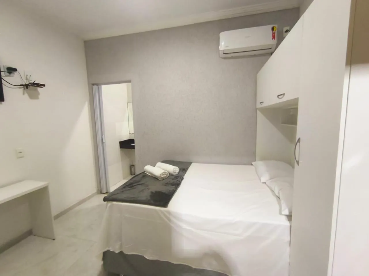 Bed in Pousada Lirio dos Vales