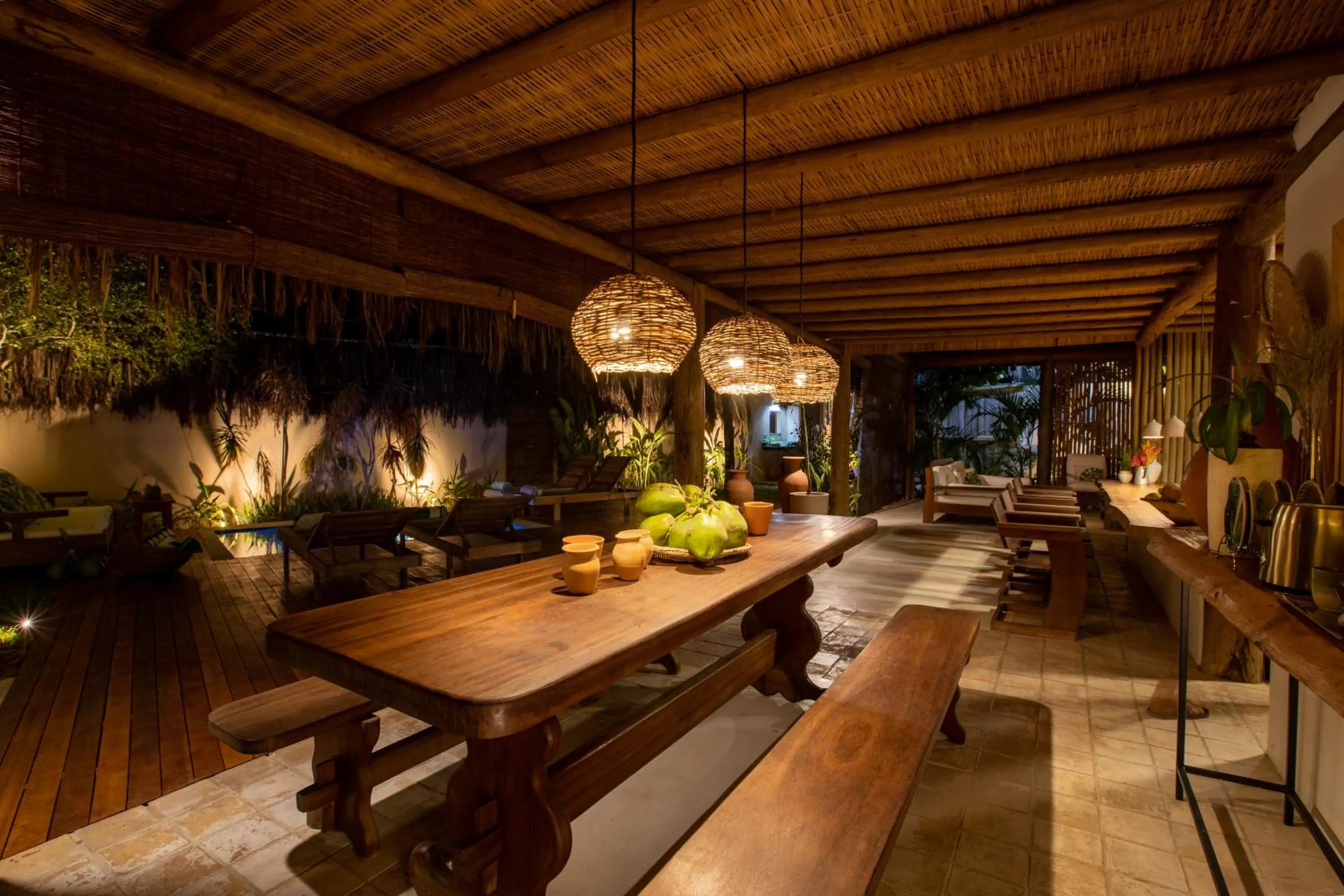 Patio in Casa e Pousada Alecrim