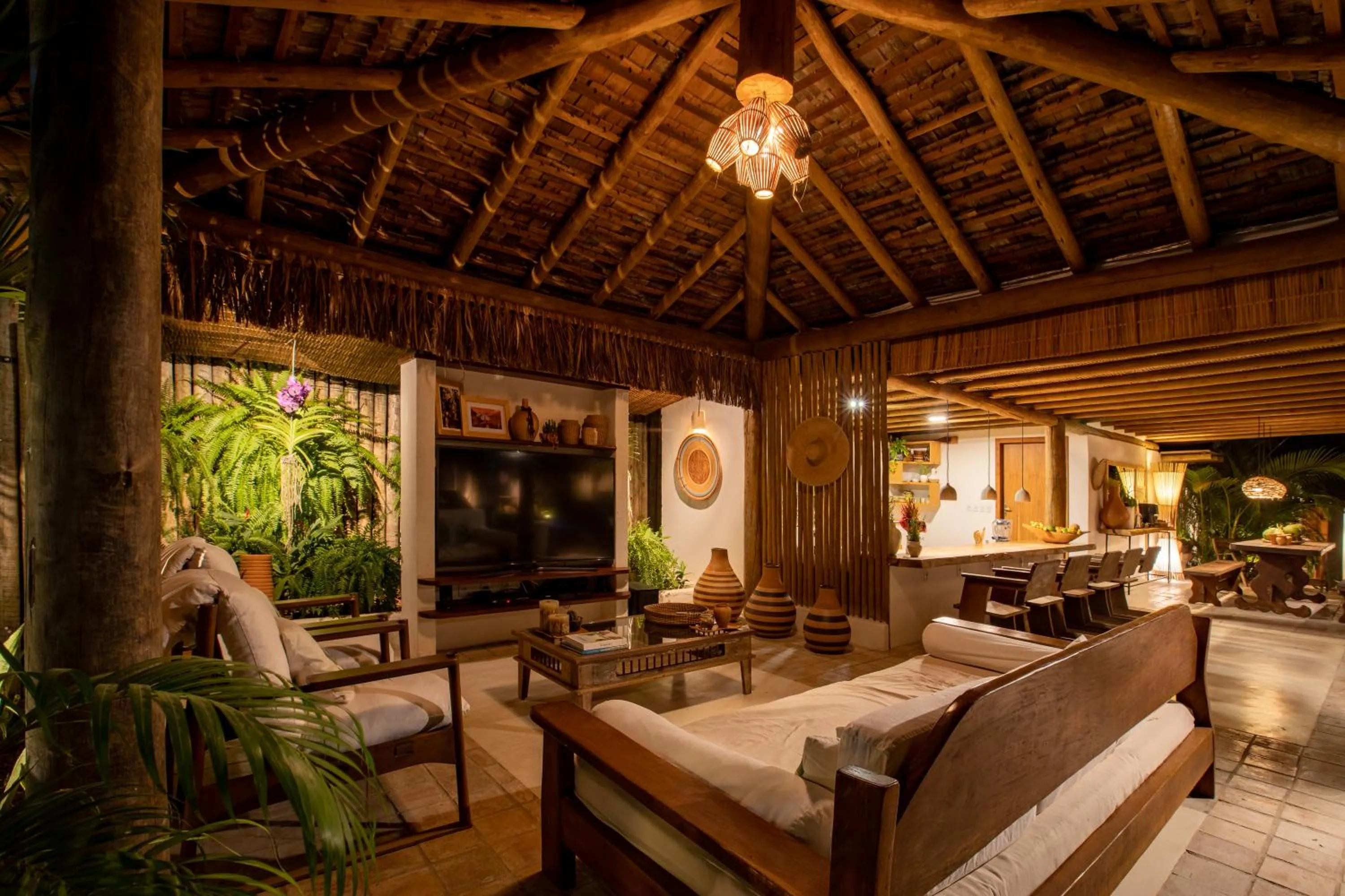 Living room in Casa e Pousada Alecrim