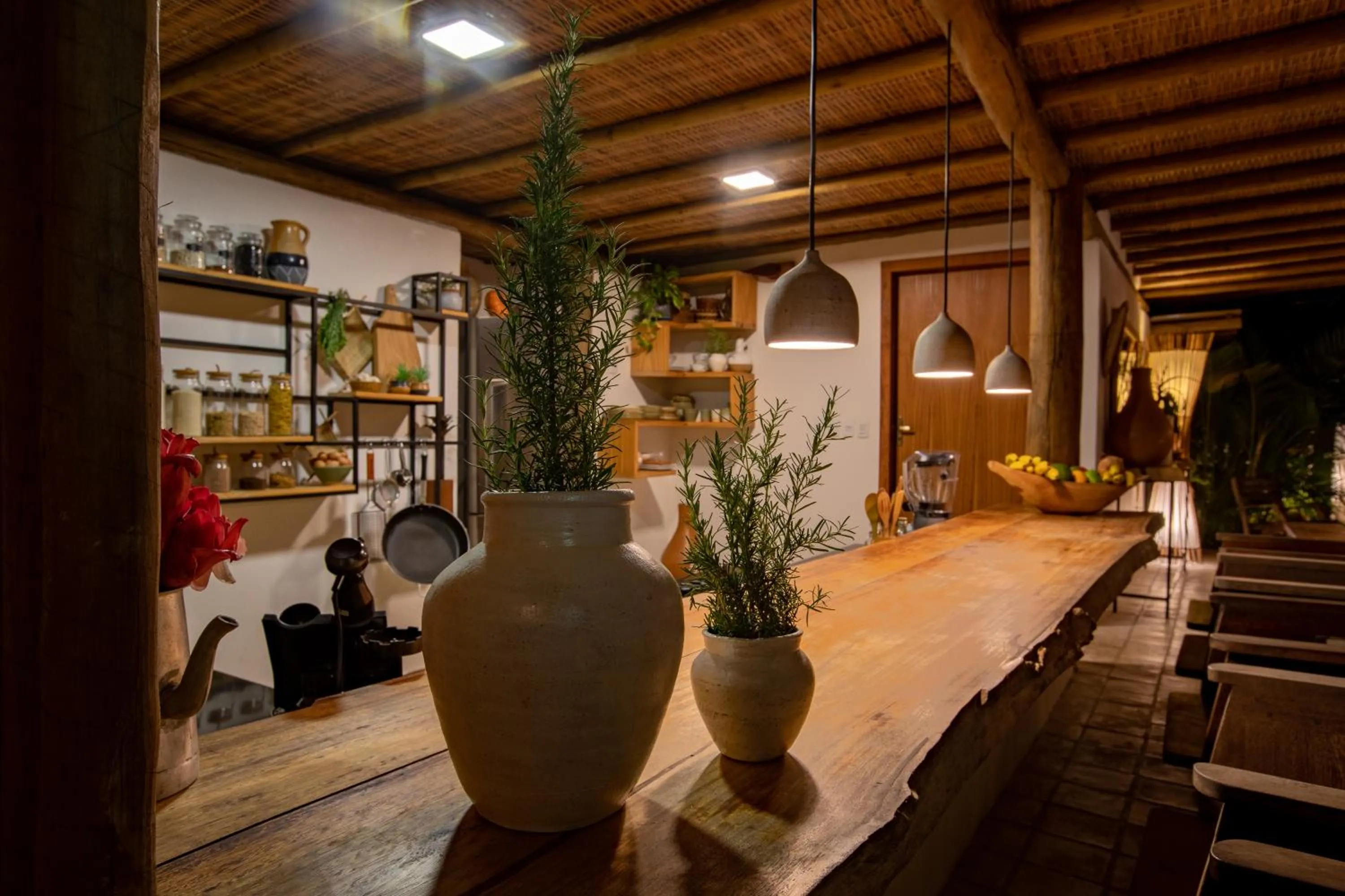 Lobby or reception in Casa e Pousada Alecrim