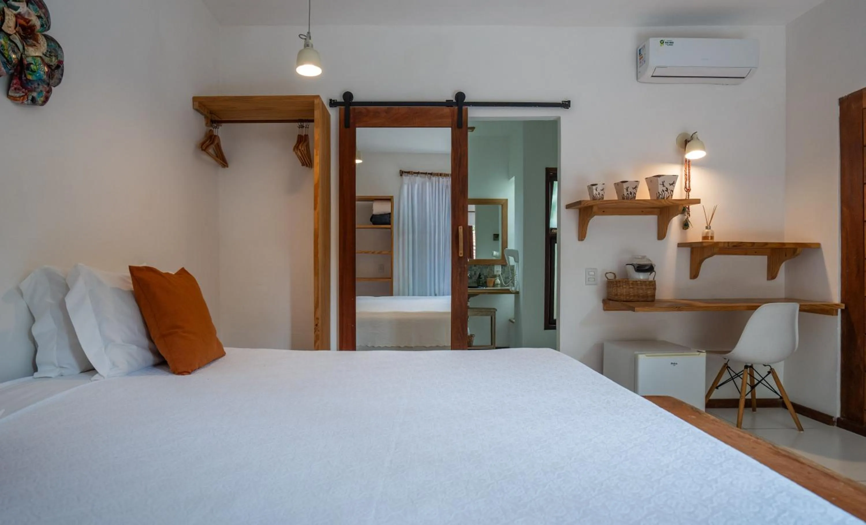 Bed in Casa e Pousada Alecrim