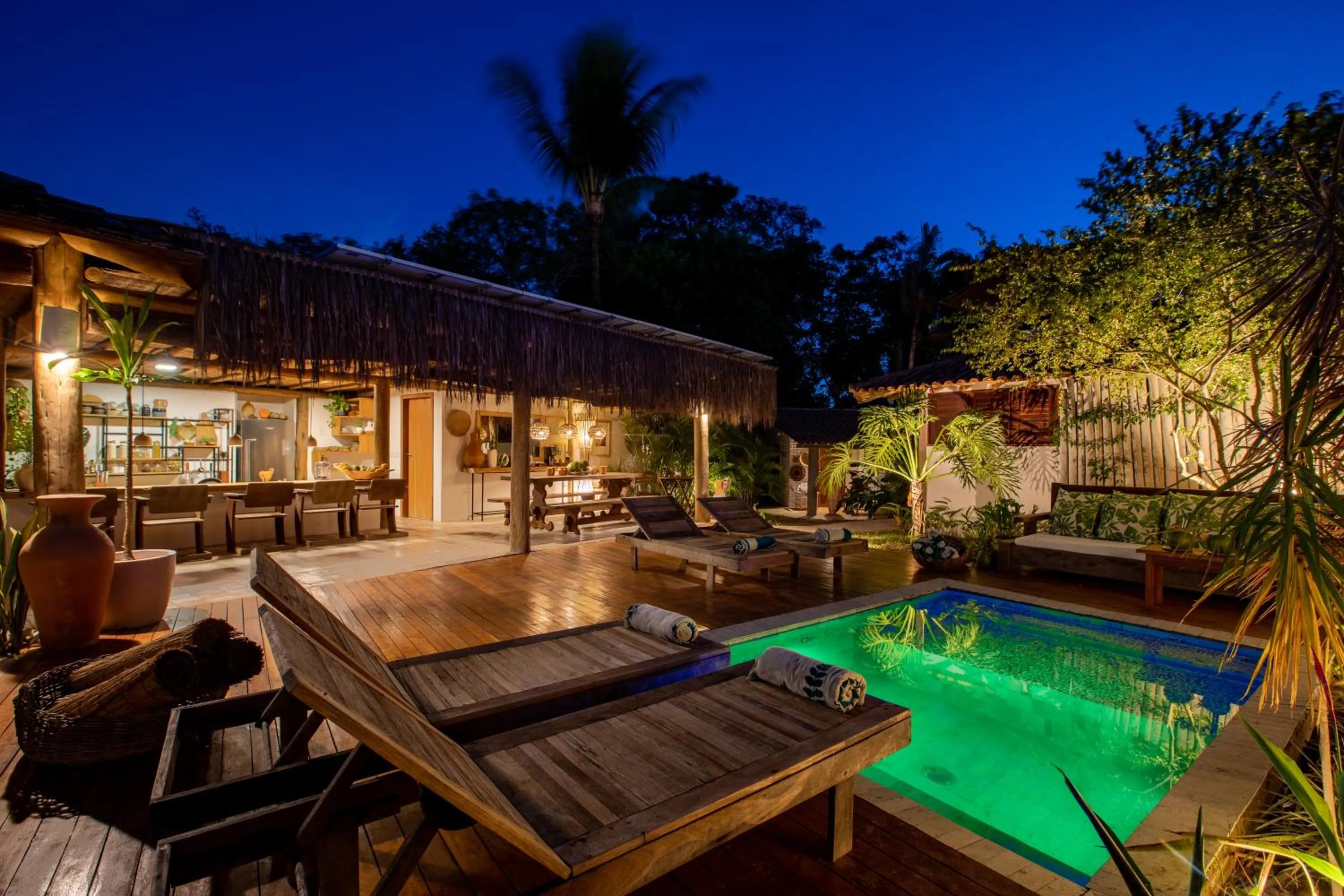 Patio in Casa e Pousada Alecrim