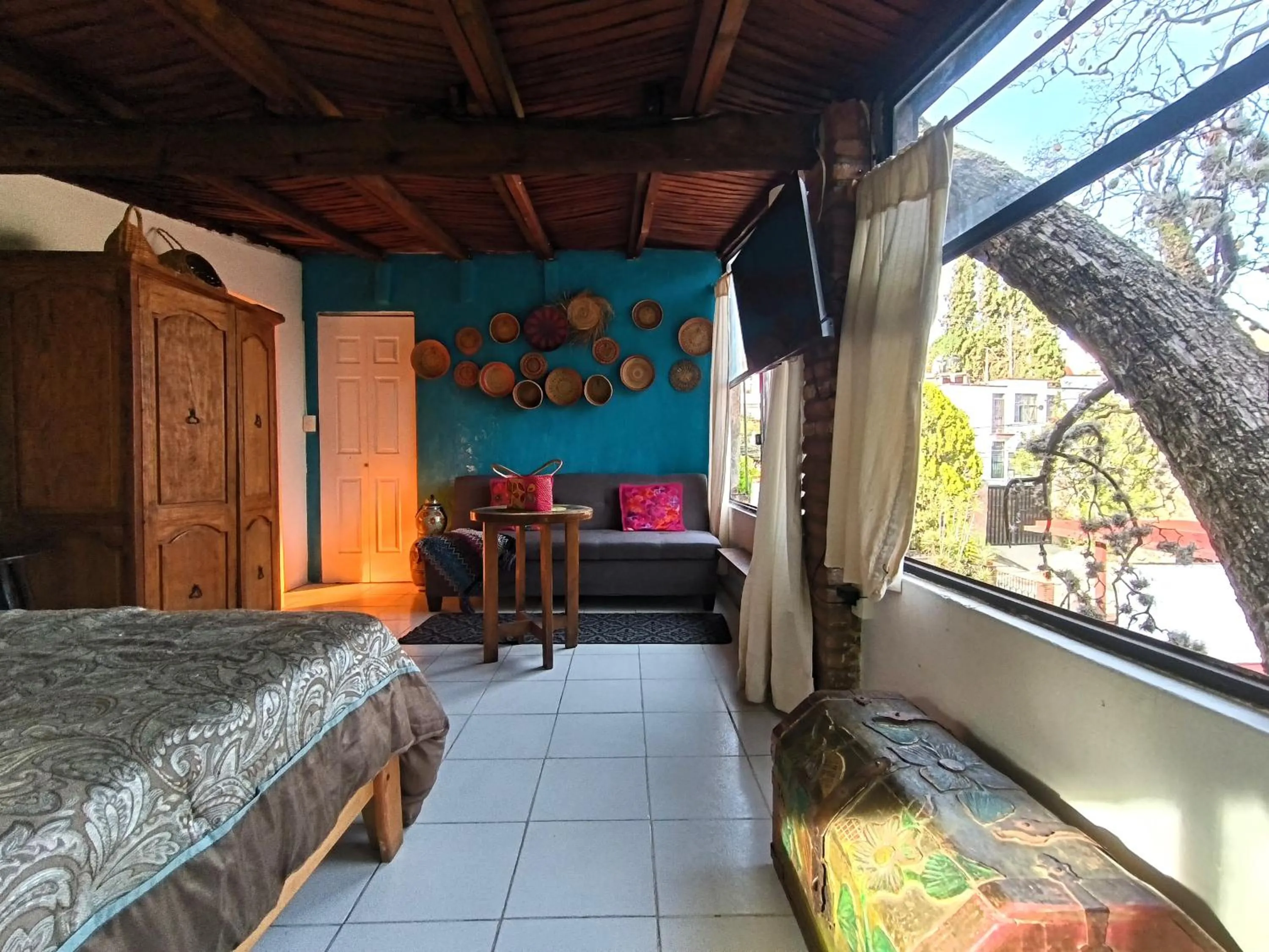 Bed in El Refugio de San Matías