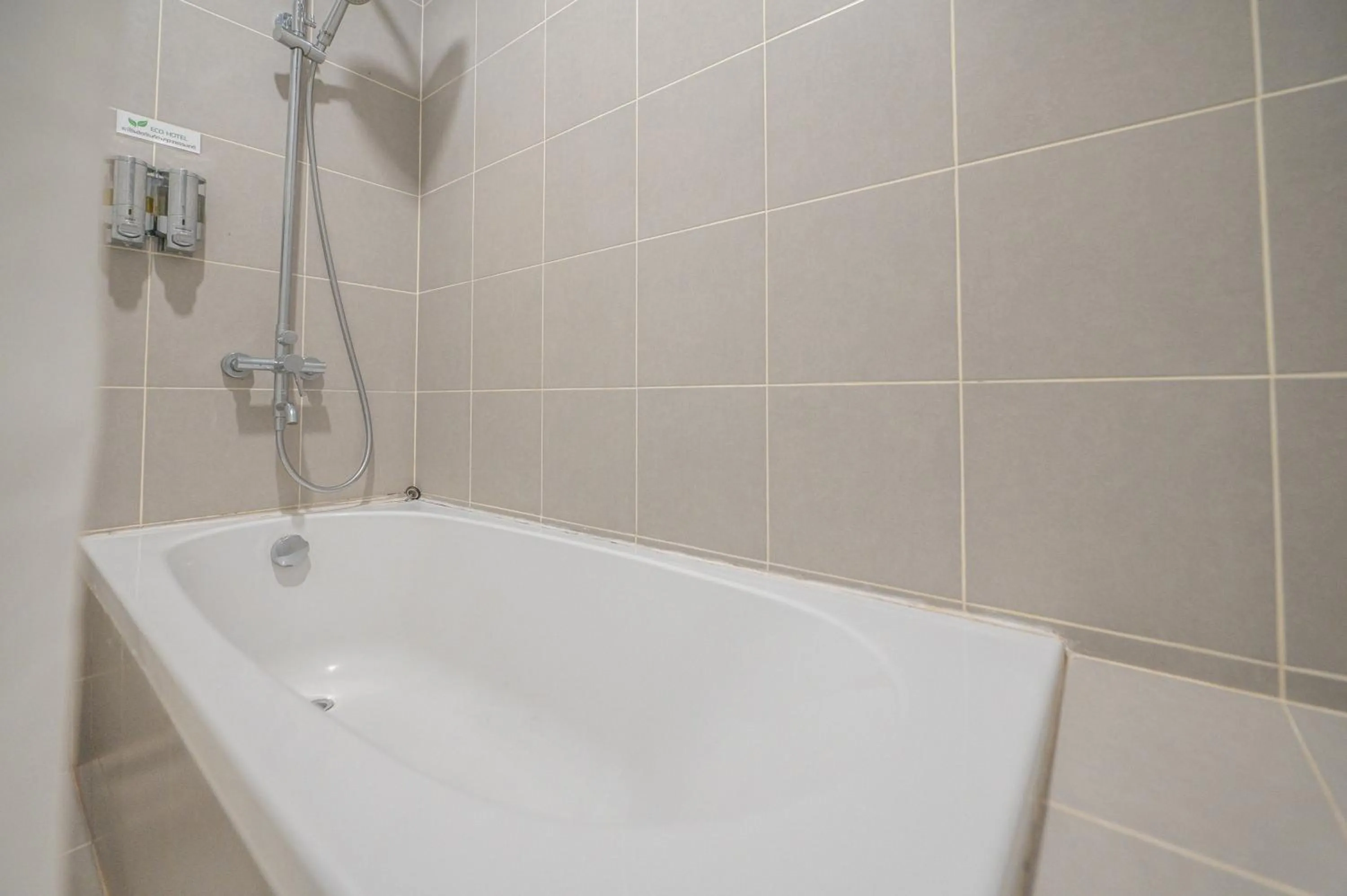 Bathroom in Eco Hotel by Thammasat