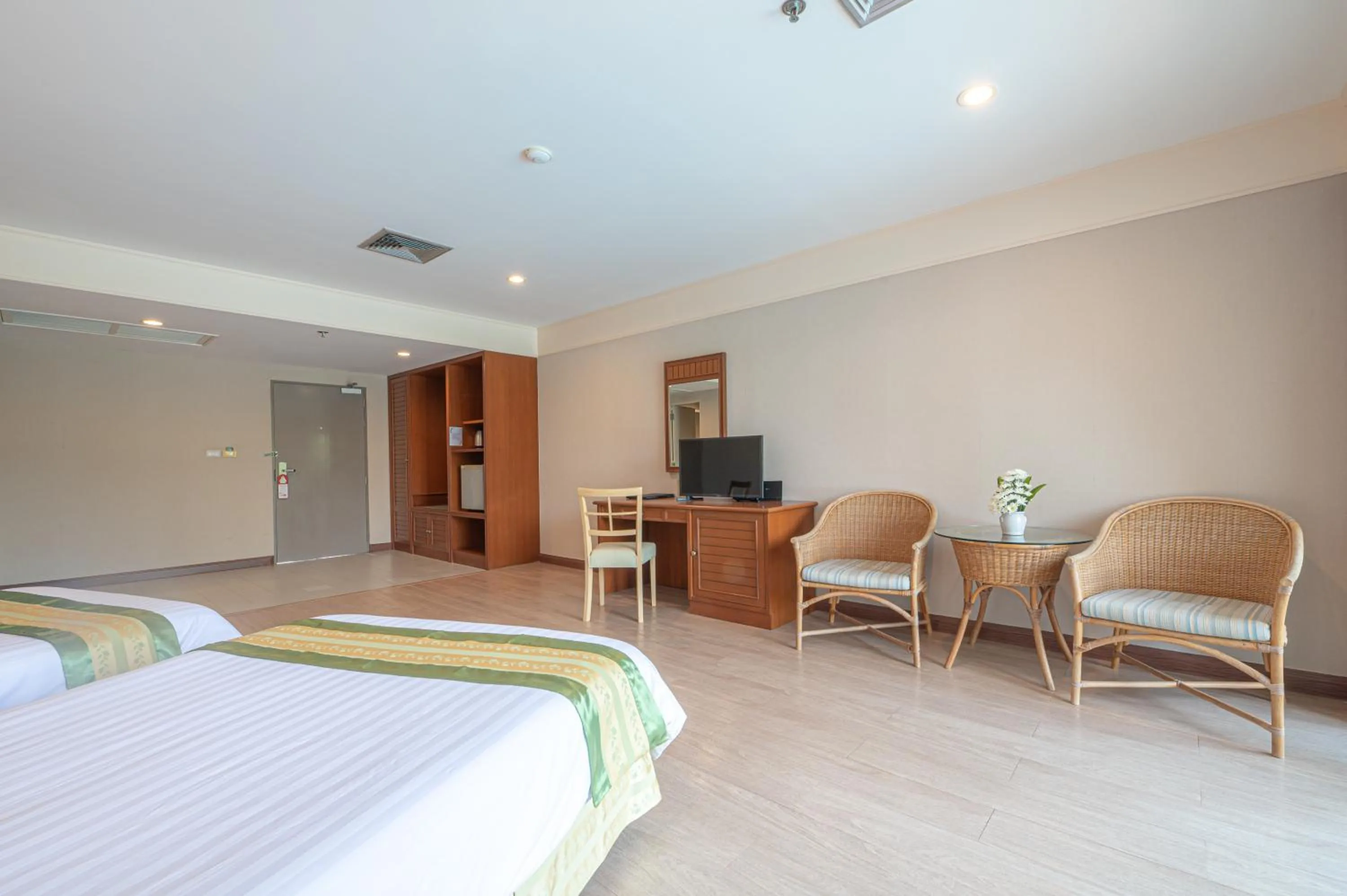 Bed in Eco Hotel by Thammasat