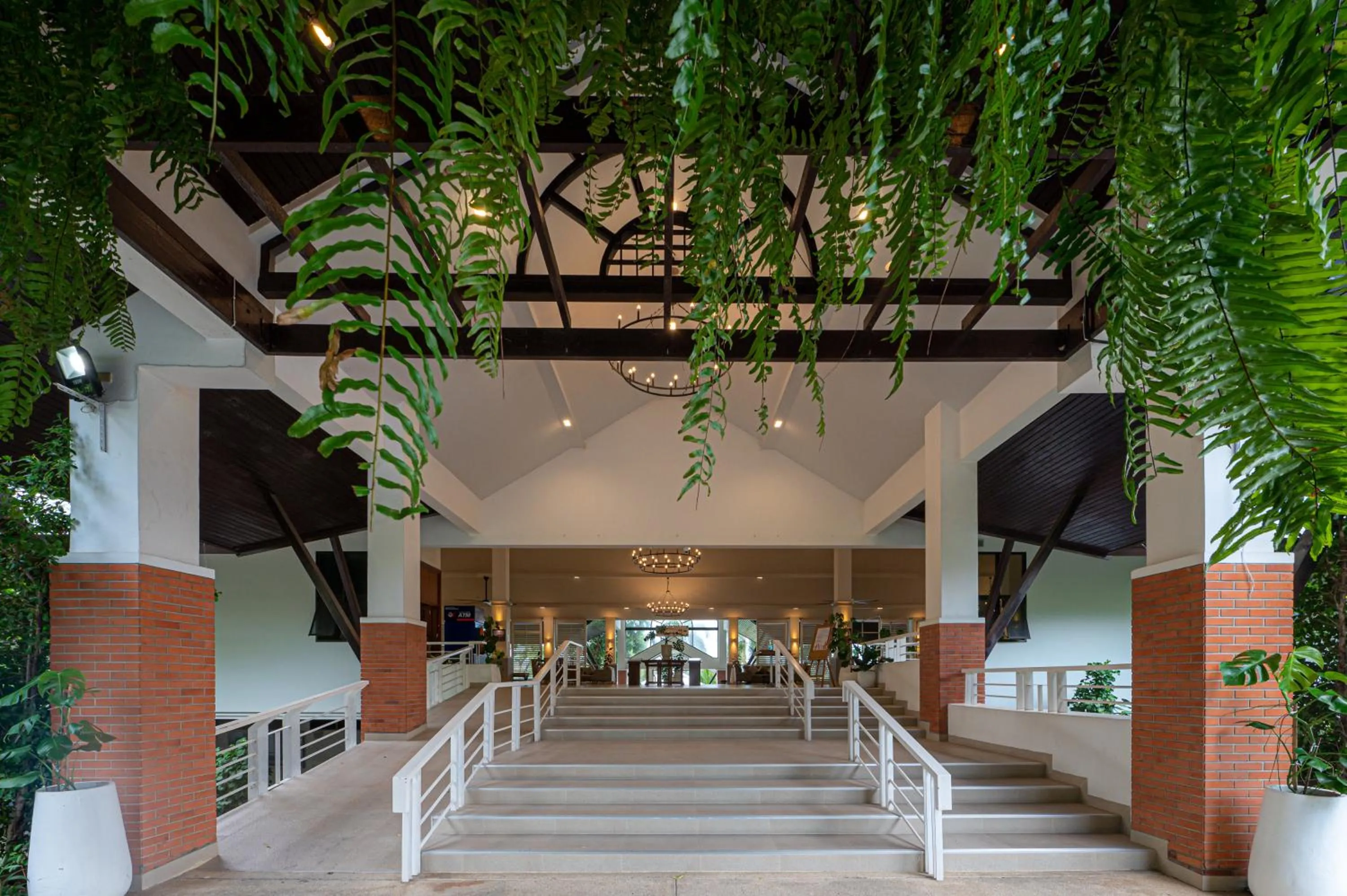 Facade/entrance in Eco Hotel by Thammasat
