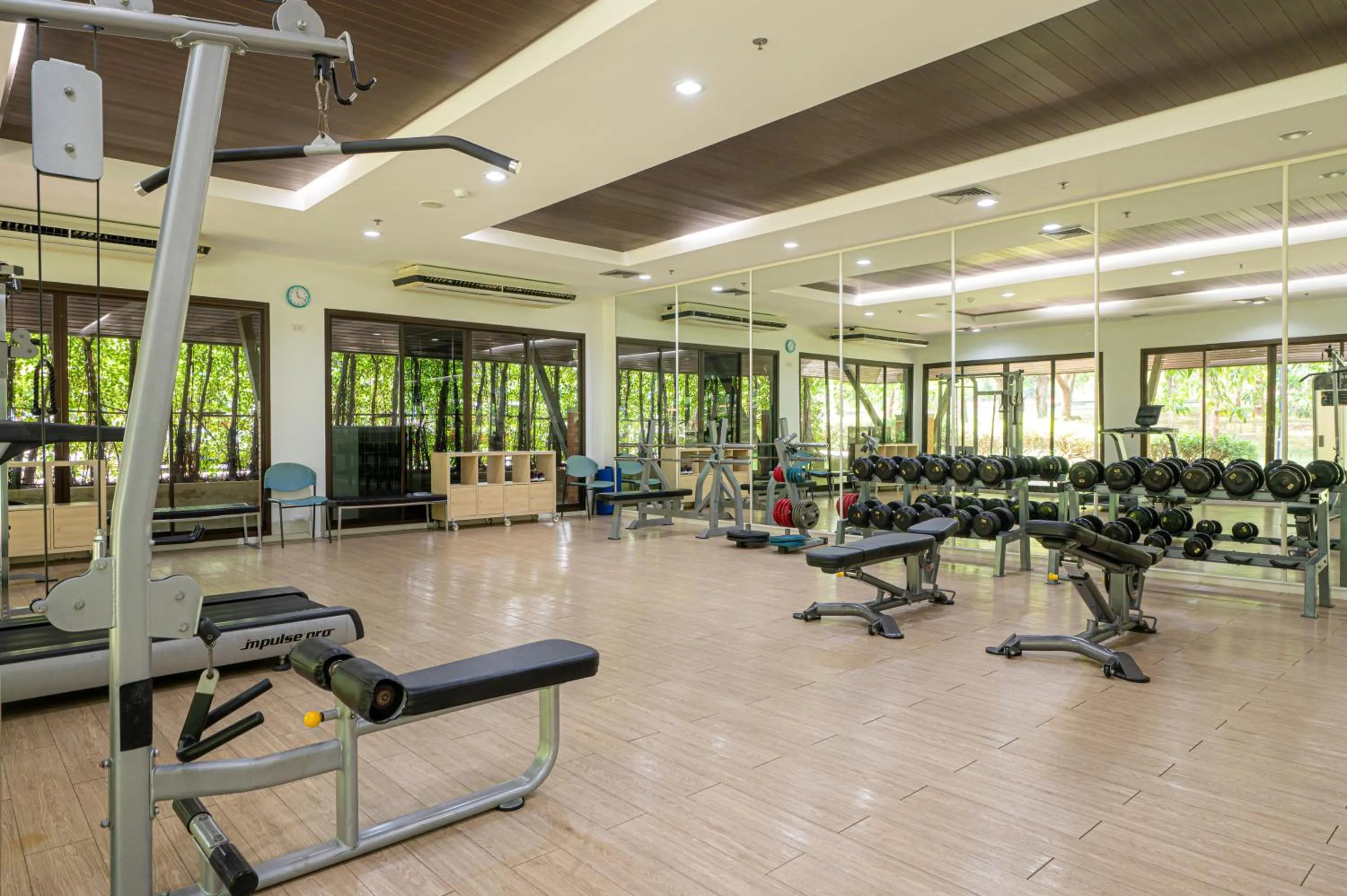 Fitness centre/facilities in Eco Hotel by Thammasat