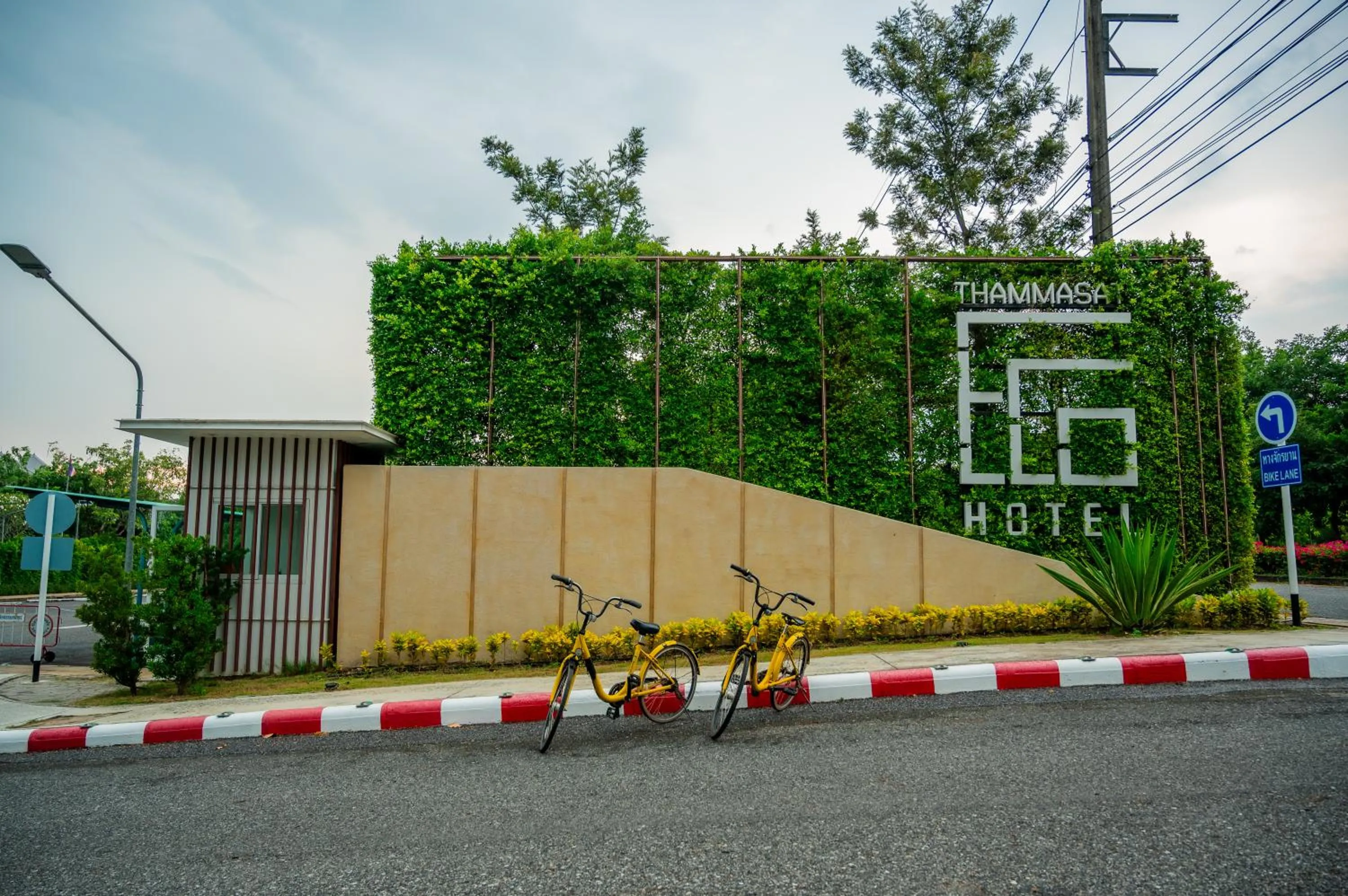 Cycling in Eco Hotel by Thammasat