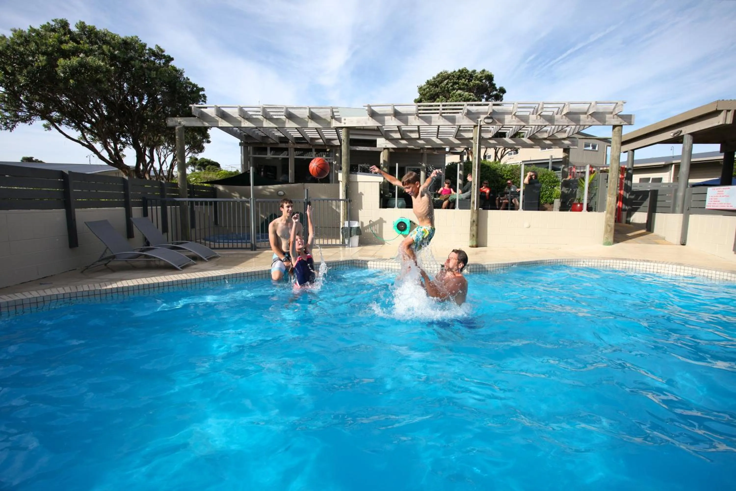 Swimming pool in Pacific Rendezvous Resort