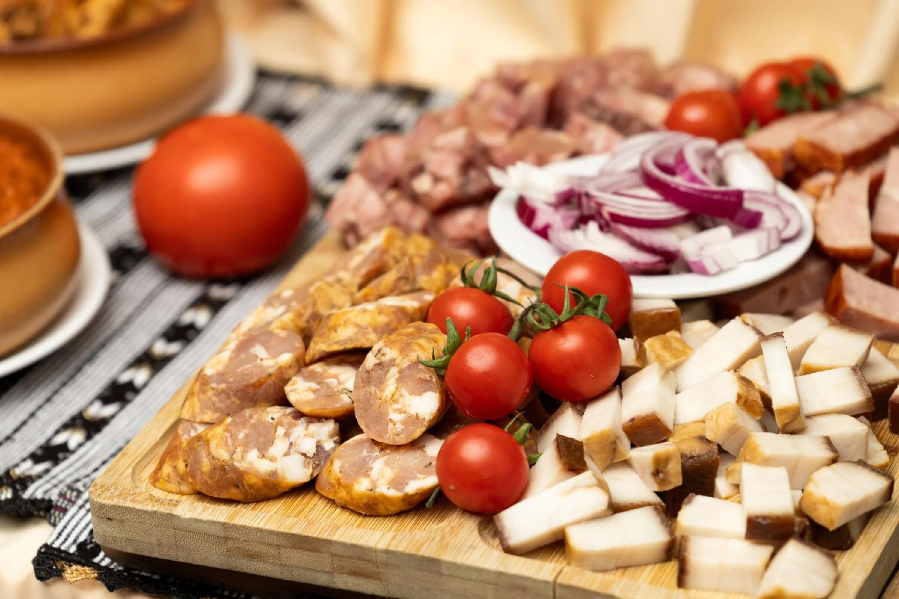 Food close-up in Hotel Golden Tulip Ana Tower Sibiu