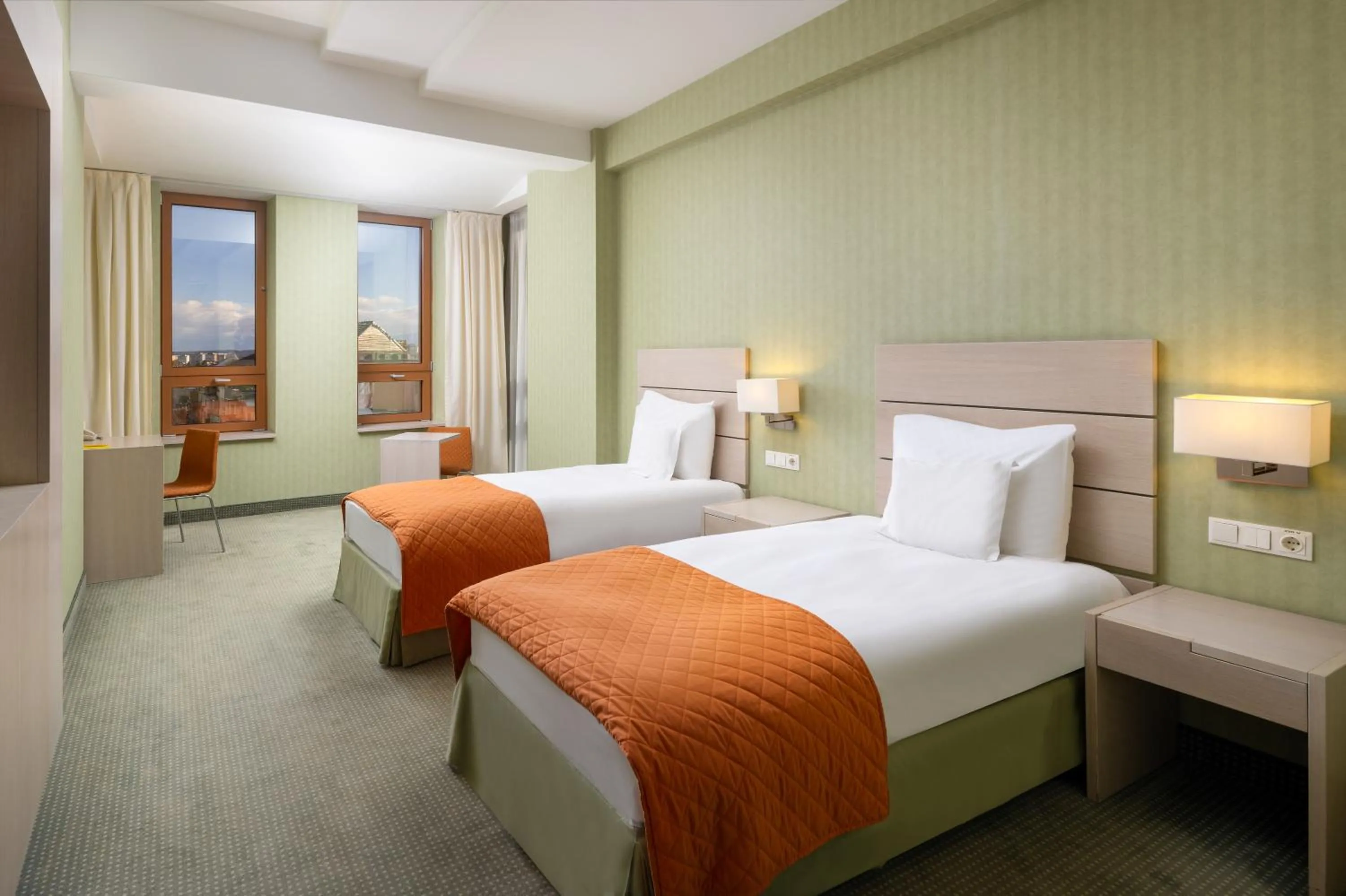 Bed in Hotel Golden Tulip Ana Tower Sibiu