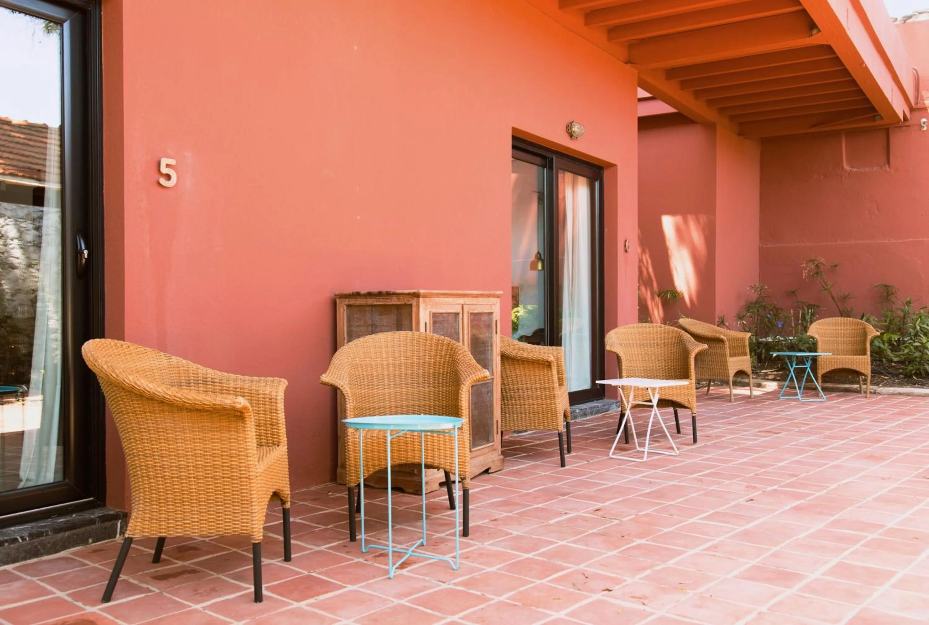 Inner courtyard view in Flamm