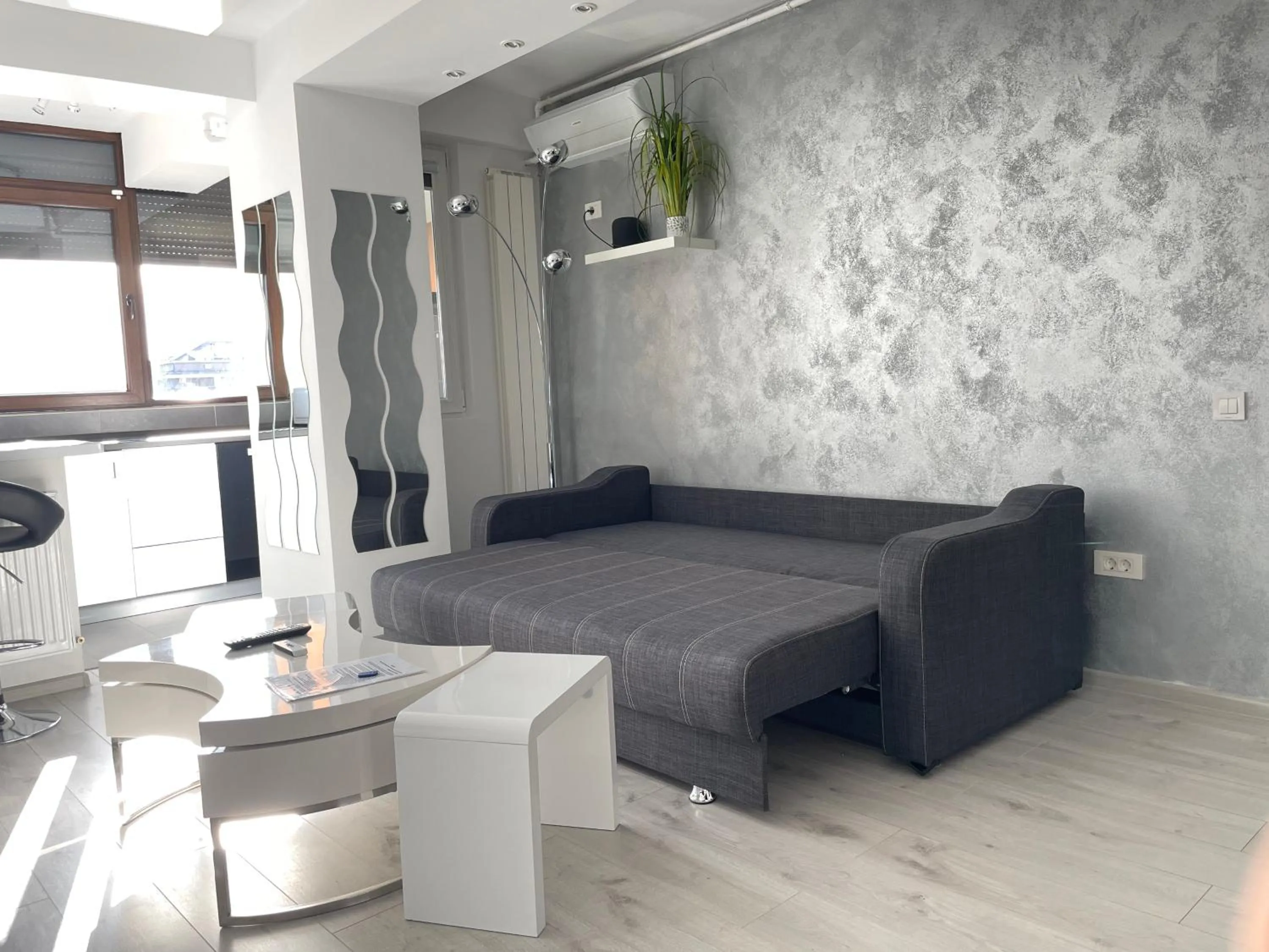 Seating area in Luxury Two Room Apartment Residence Militari M3
