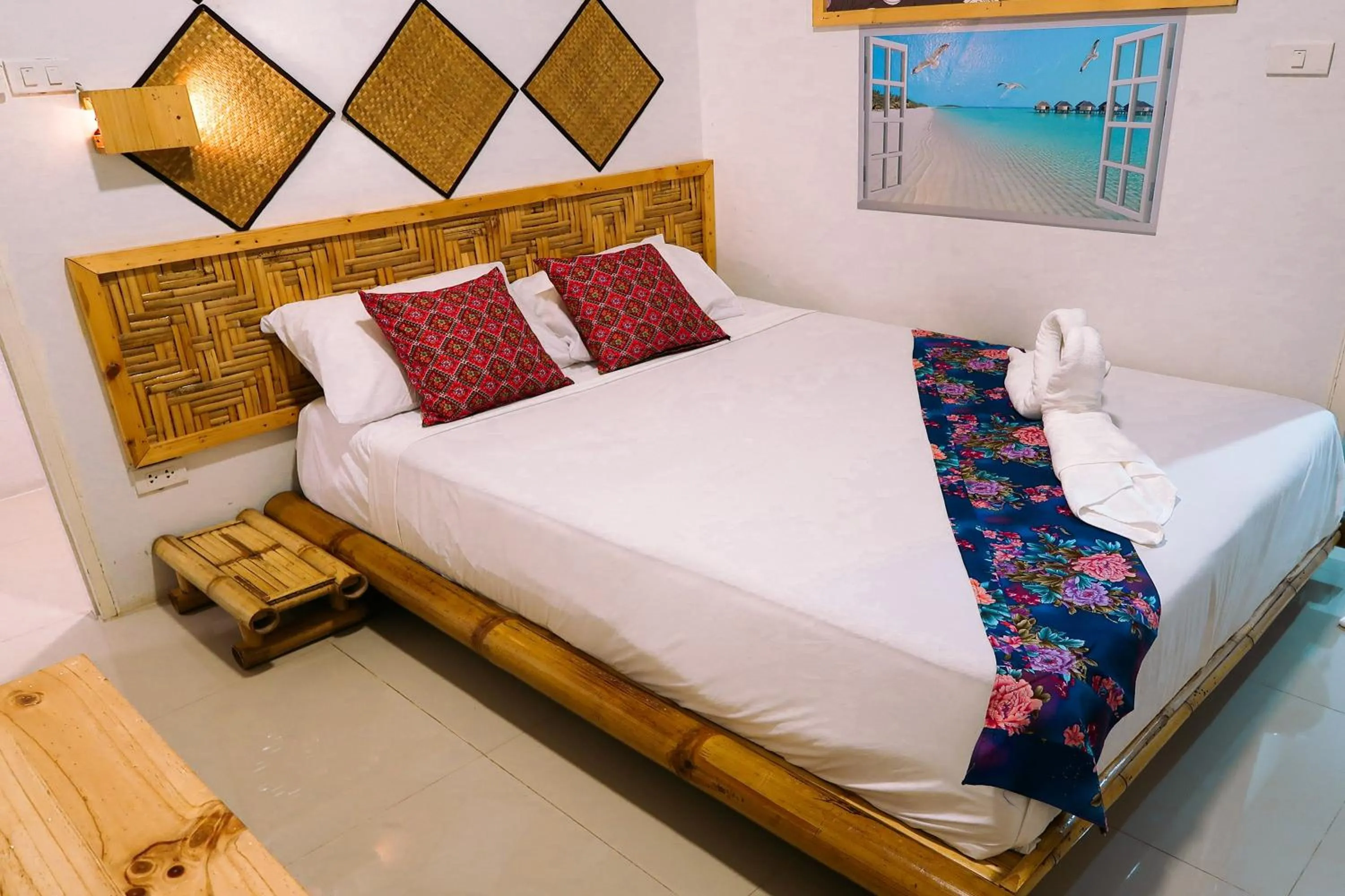 Bedroom, Bed in Baan URT Suratthani Airport Hotel