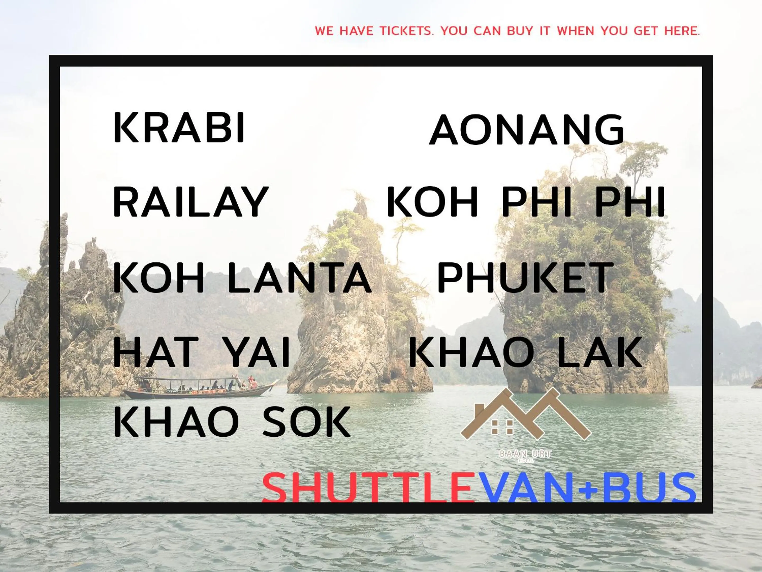 shuttle in Baan URT Suratthani Airport Hotel