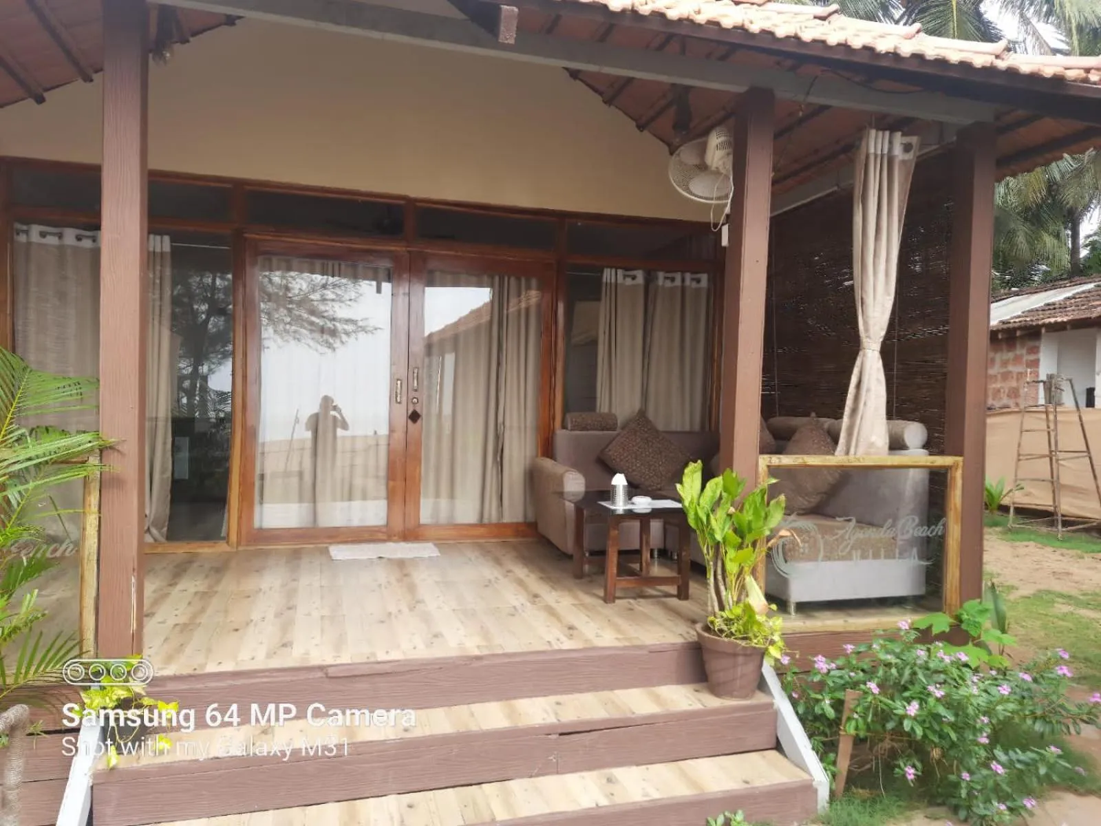Balcony/Terrace in Agonda Beach Villa