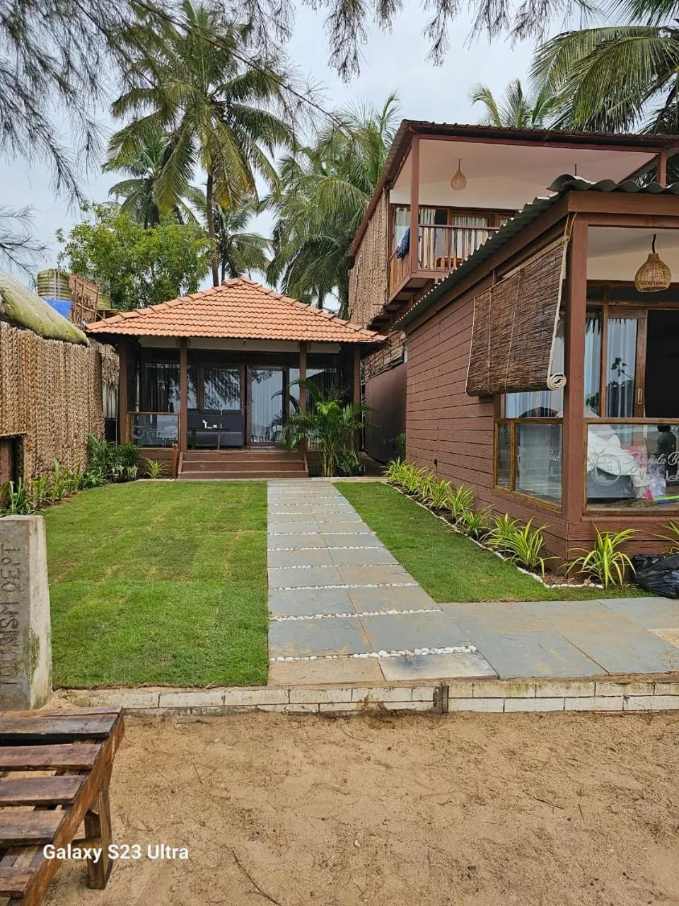 Property building in Agonda Beach Villa
