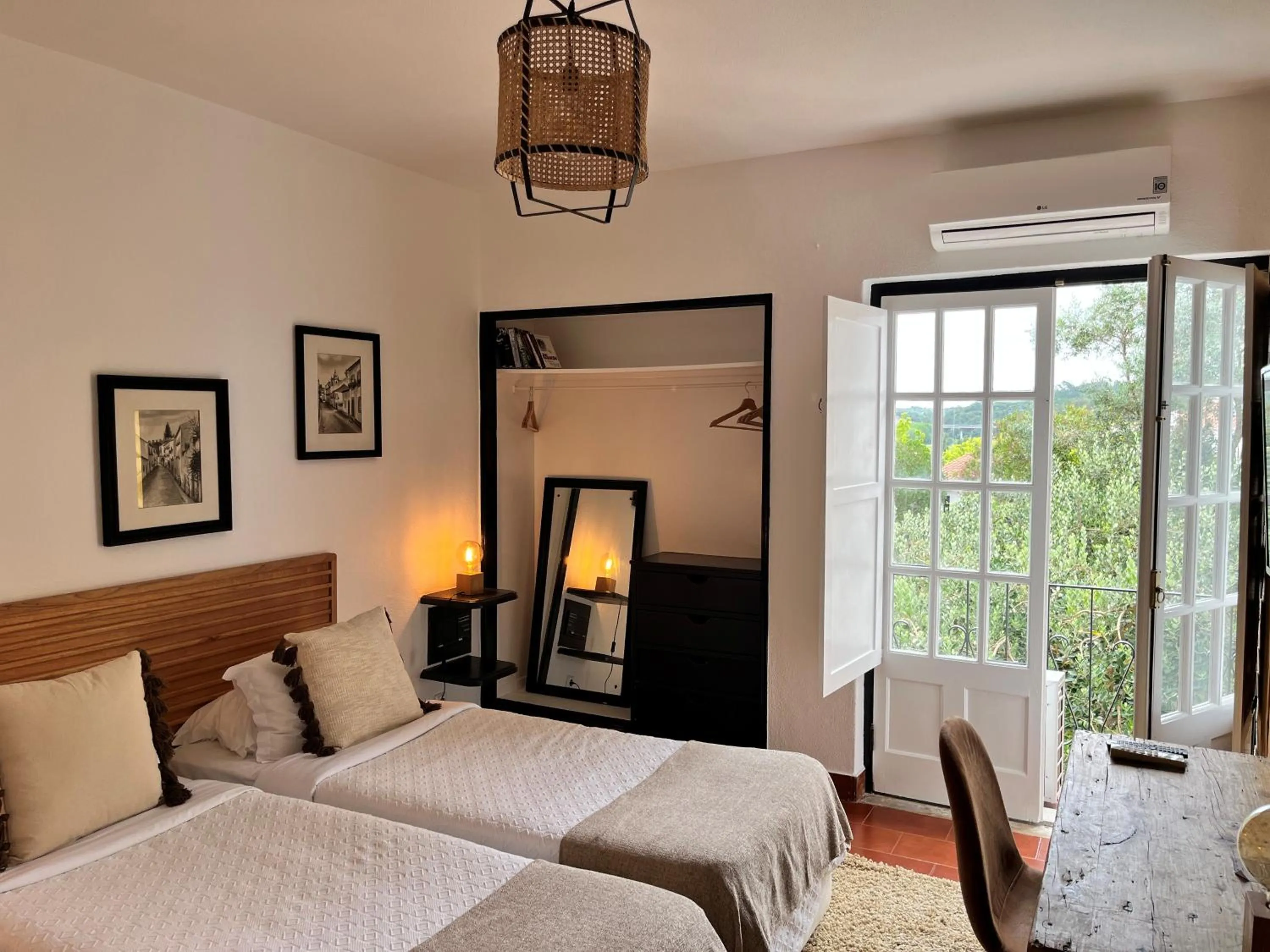 Bed in The Literary Man Obidos Hotel