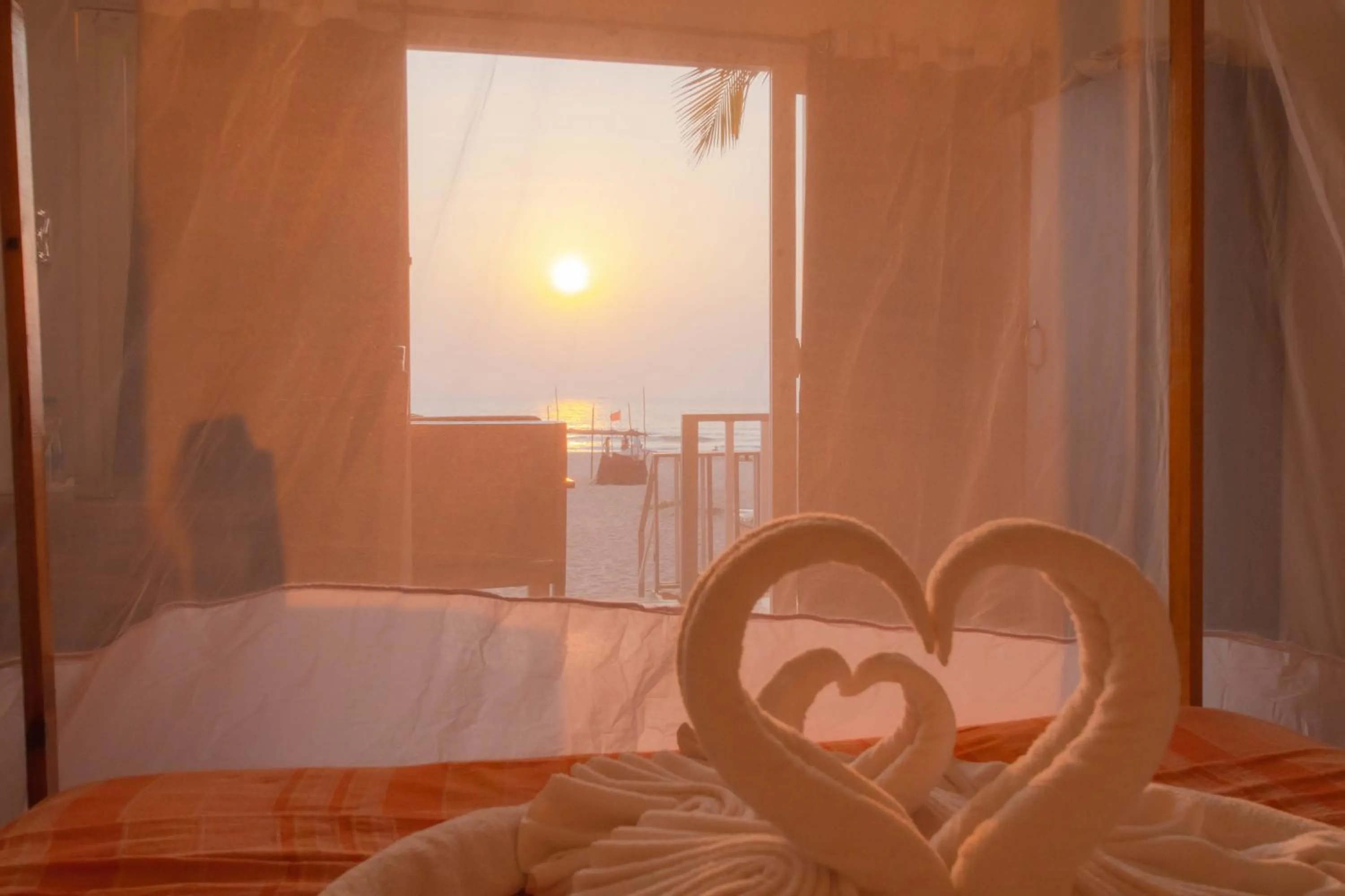 Sunset, Bed in Agonda Serenity Resort