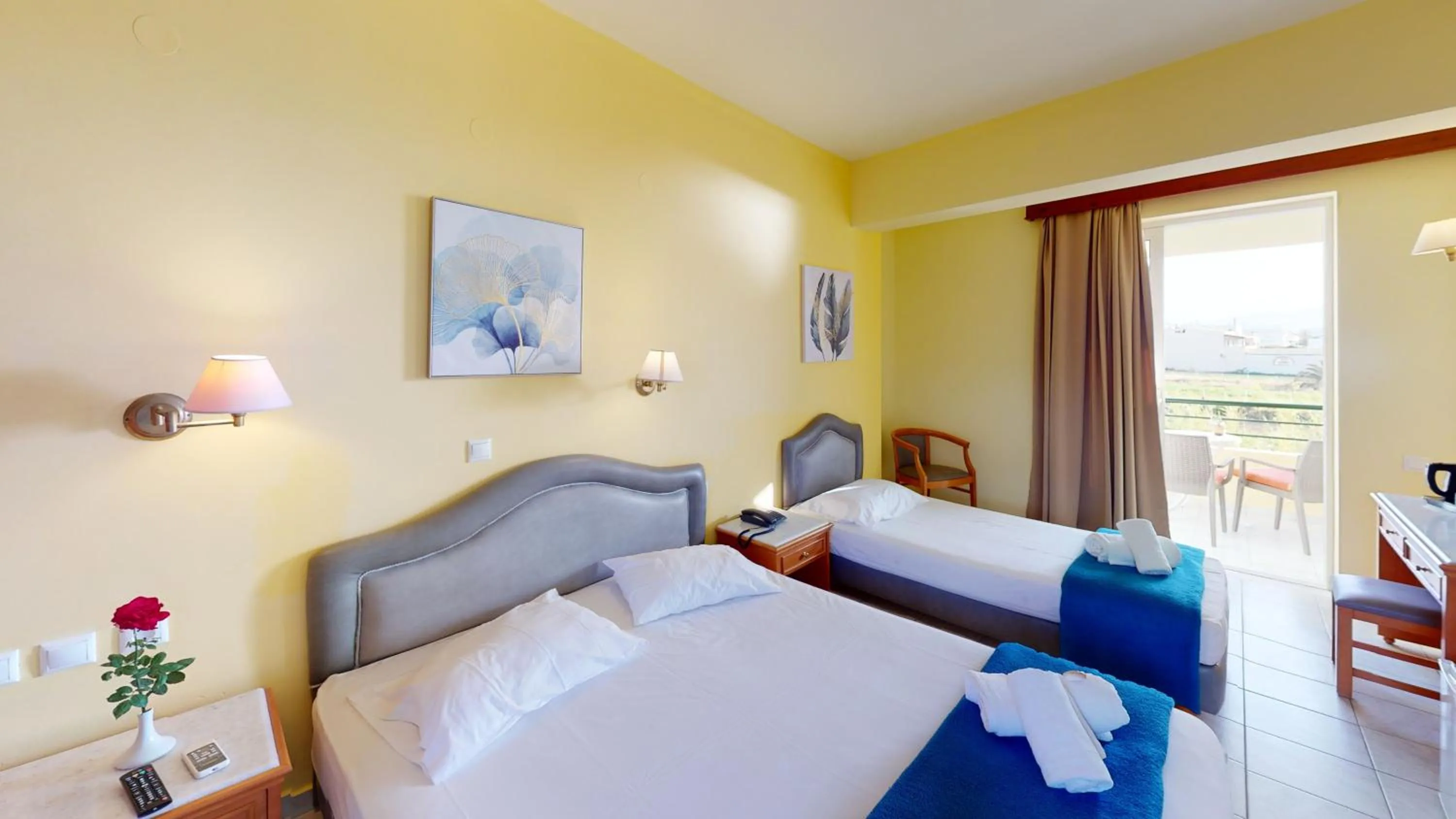 Photo of the whole room, Bed in Dedalos Beach Hotel