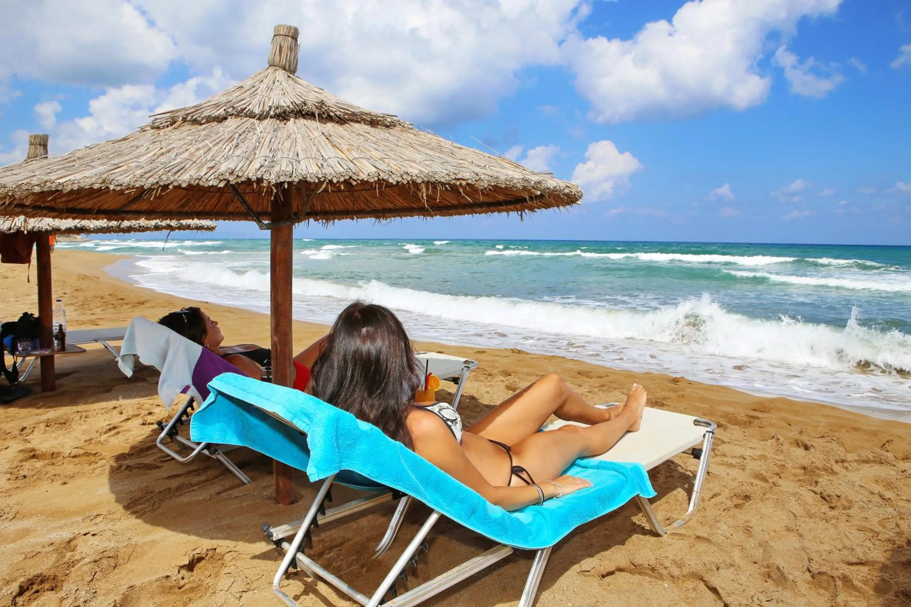 People in Dedalos Beach Hotel