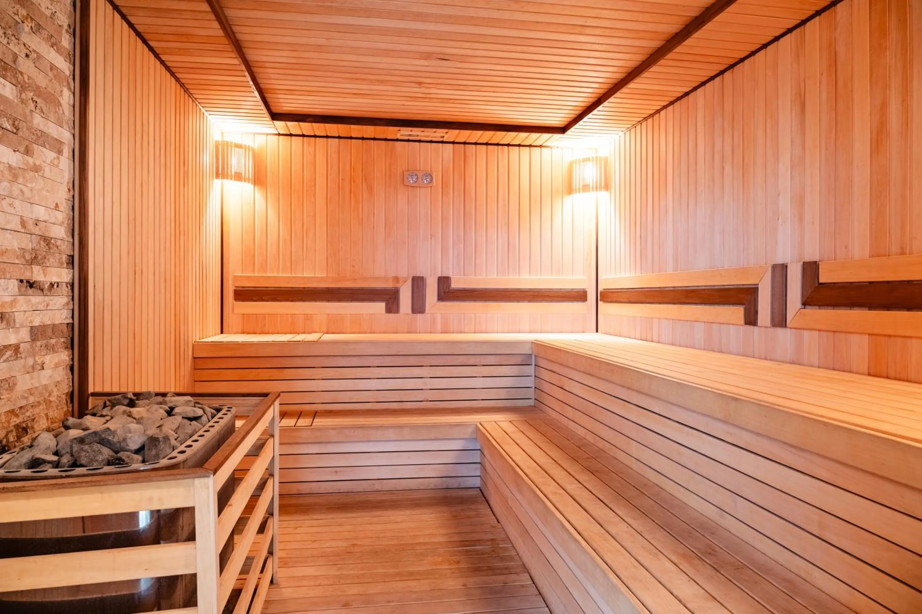 Sauna in Hyatt Regency Baku